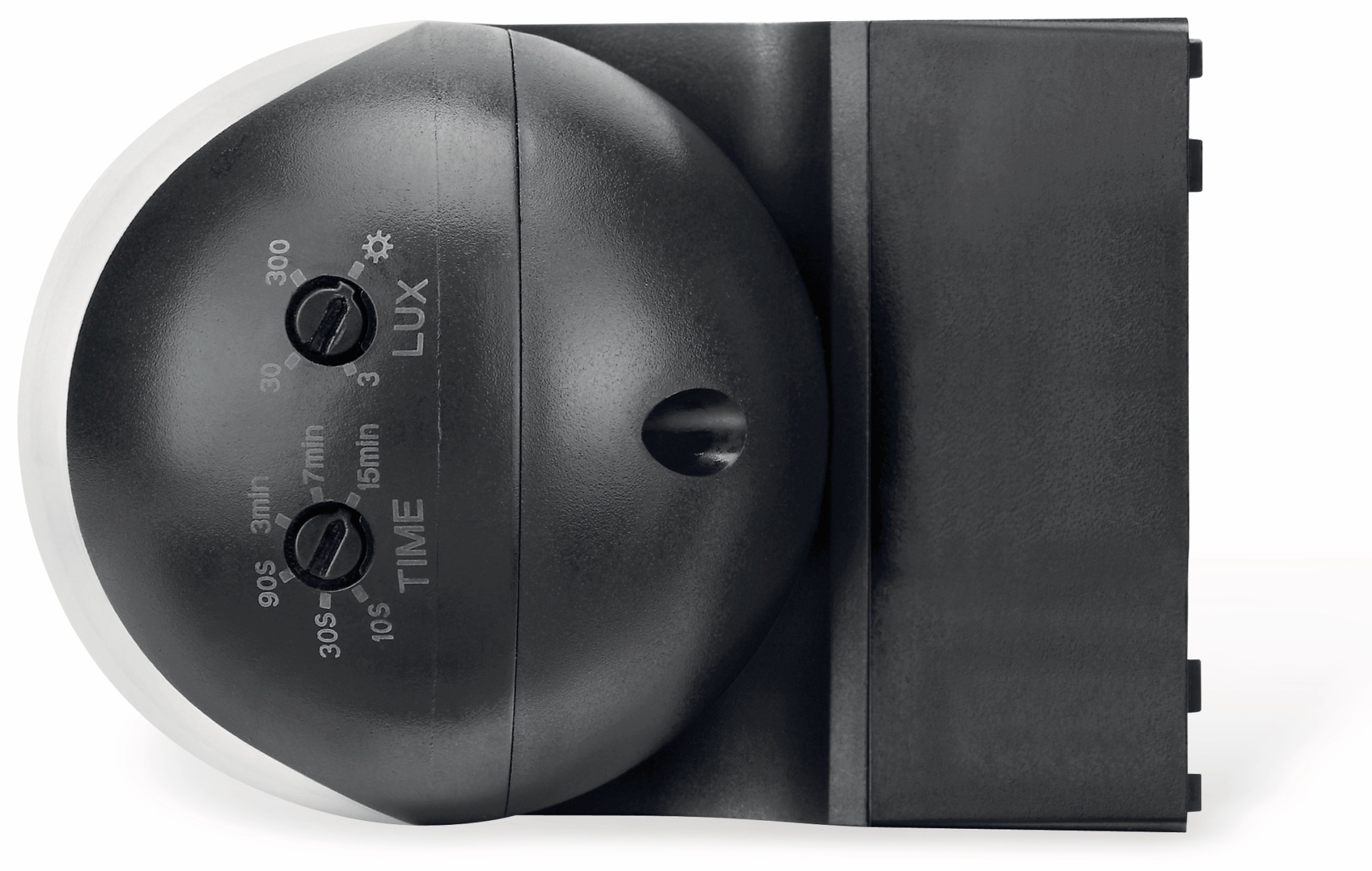 SONERO Bewegungsmelder X-IMS081, 180°, IP44, schwenkbar, schwarz SONERO Bewegungsmelder X-IMS081, 180°, IP44, schwenkbar, schwarz