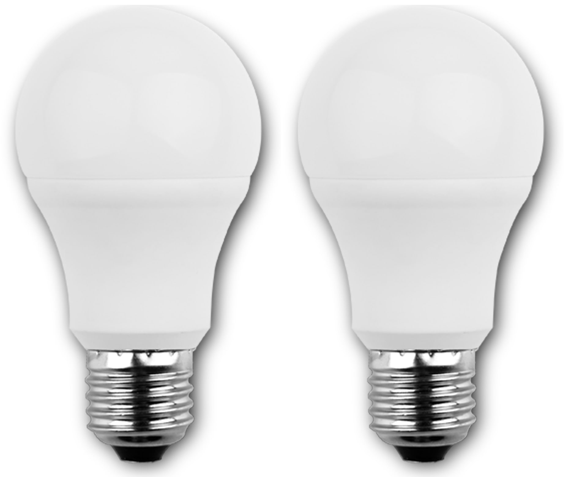 BLULAXA LED-Lampe A60, E27, 8 W, 810 lm, 2700 K, 2 Stück BLULAXA LED-Lampe A60, E27, 8 W, 810 lm, 2700 K, 2 Stück