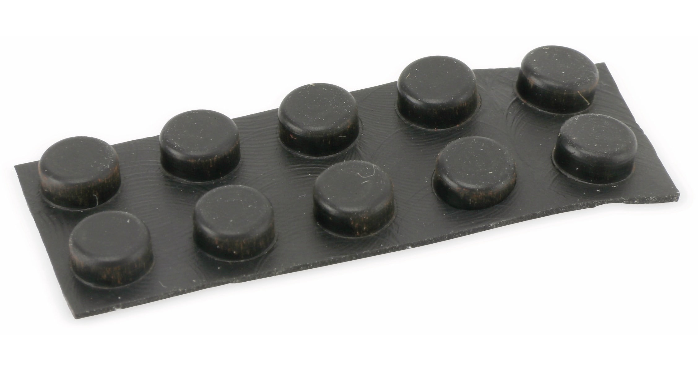 Gerätefuß, 6x3mm, selbstklebend, 10St. Gerätefuß, 6x3mm, selbstklebend, 10St.