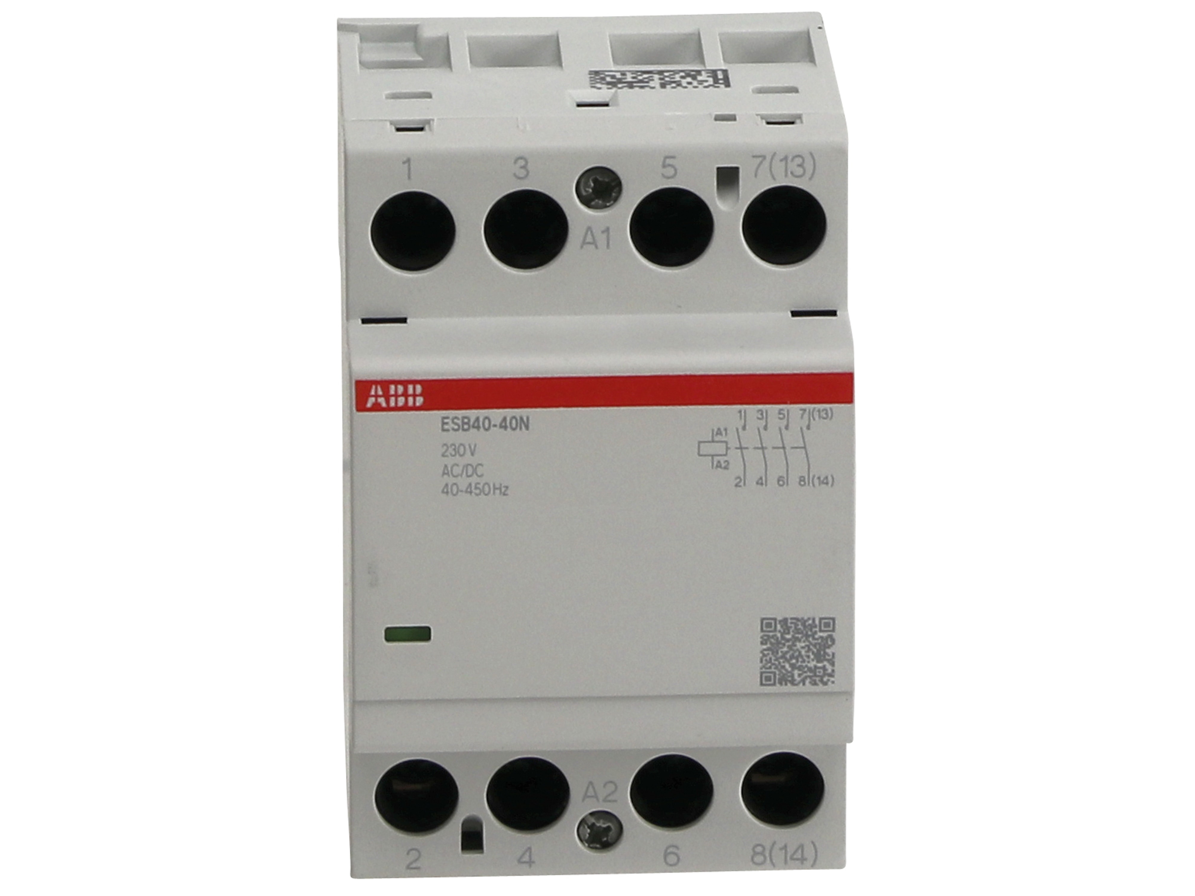ABB Installationsschütz ESB40-40N-06, 40 A, 4S/0Ö, 230 V ABB Installationsschütz ESB40-40N-06, 40 A, 4S/0Ö, 230 V