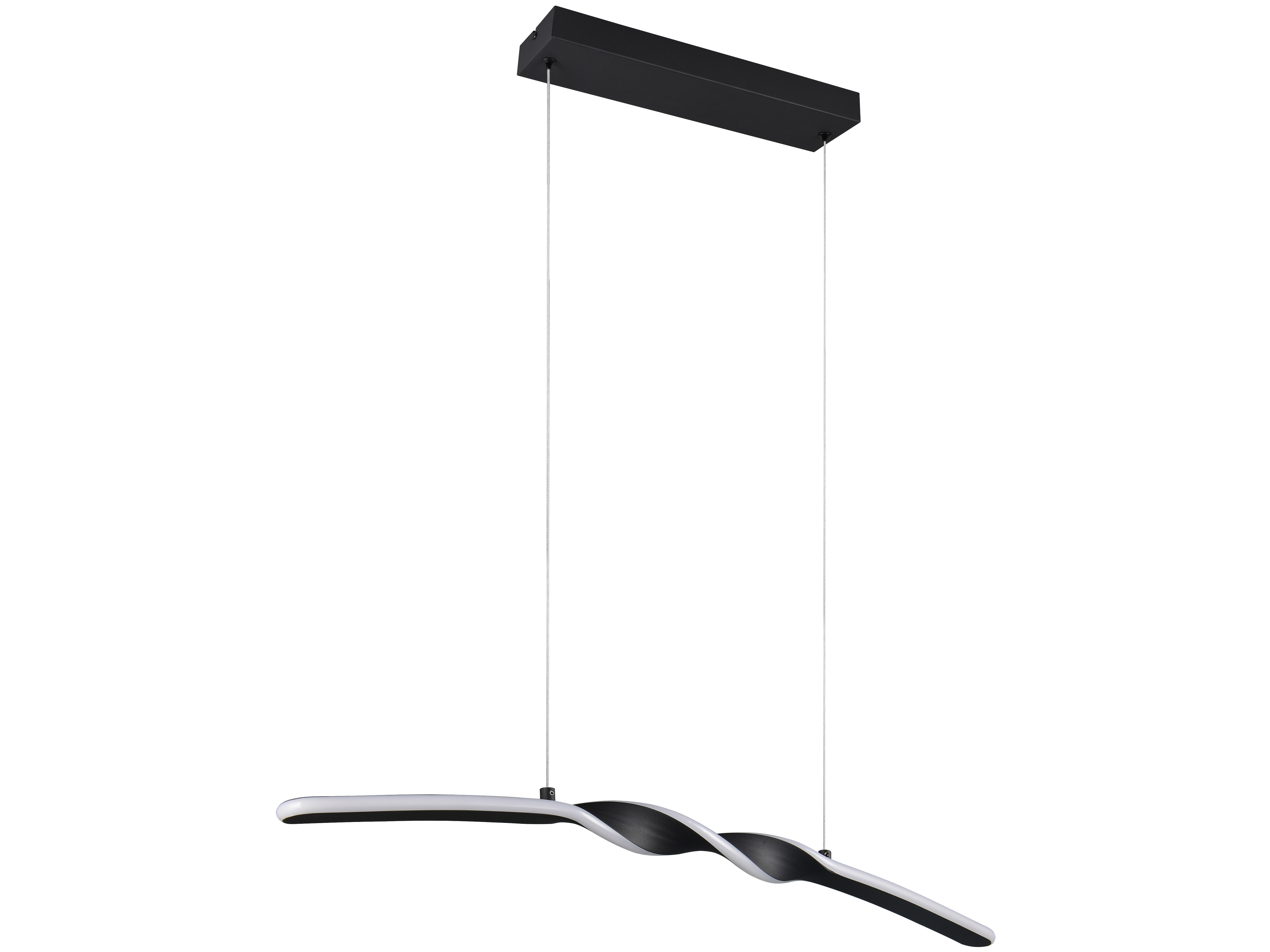 REALITY LED-Pendelleuchte Ginko R35791132, 18W, 3000K, 1980lm, warmweiß, IP20, schwarz REALITY LED-Pendelleuchte Ginko R35791132, 18W, 3000K, 1980lm, warmweiß, IP20, schwarz