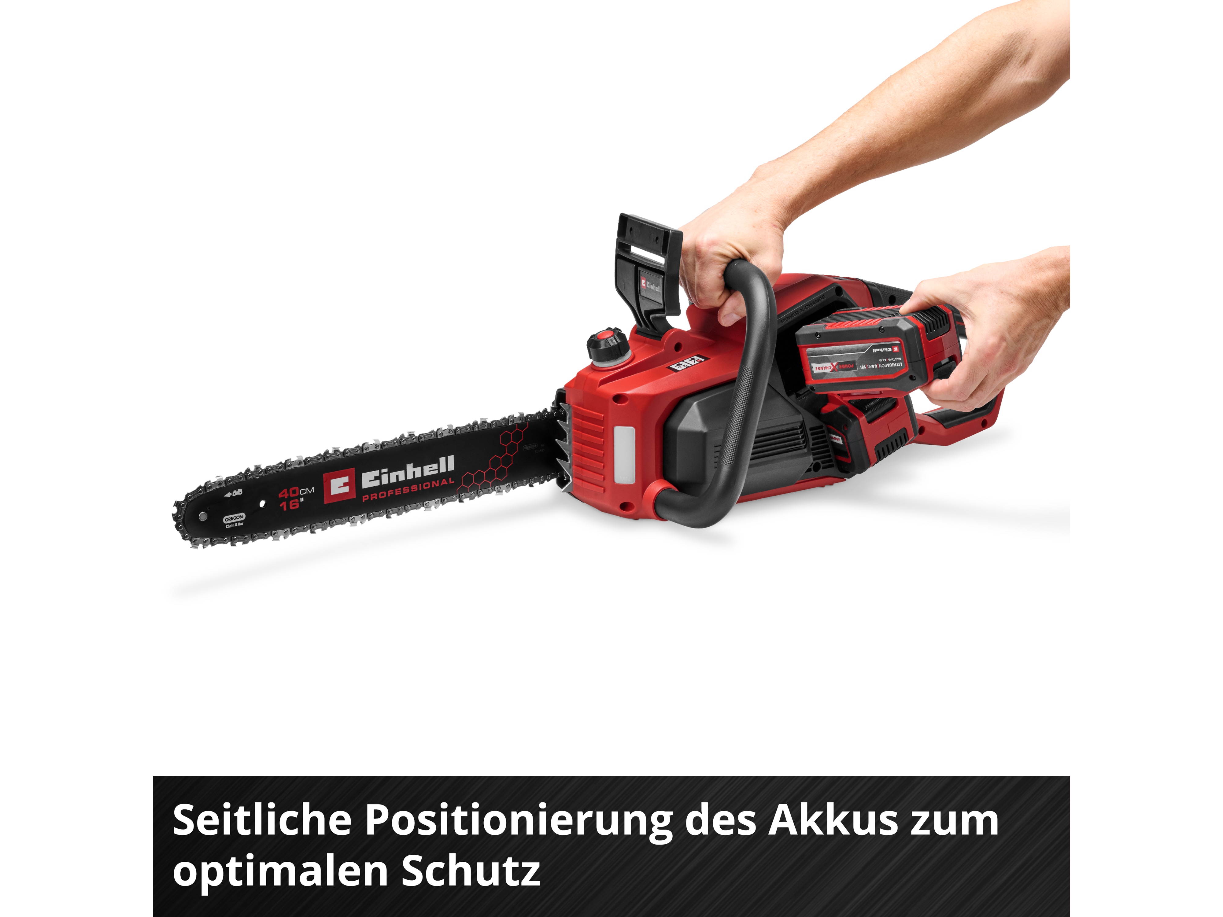 EINHELL PROFESSIONAL Akku-Kettensäge GP-LC 36/40 Li BL Kit (2x 4,0 Ah)