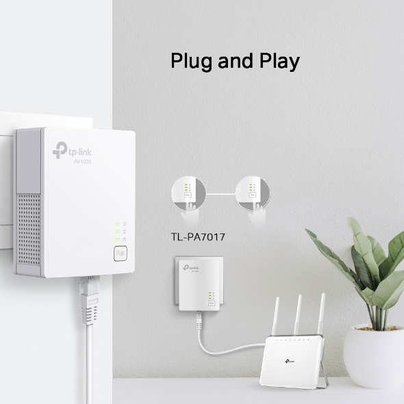 TP-LINK Powerline Adapter KIT TL-PA7019P Kit TP-LINK Powerline Adapter KIT TL-PA7019P Kit