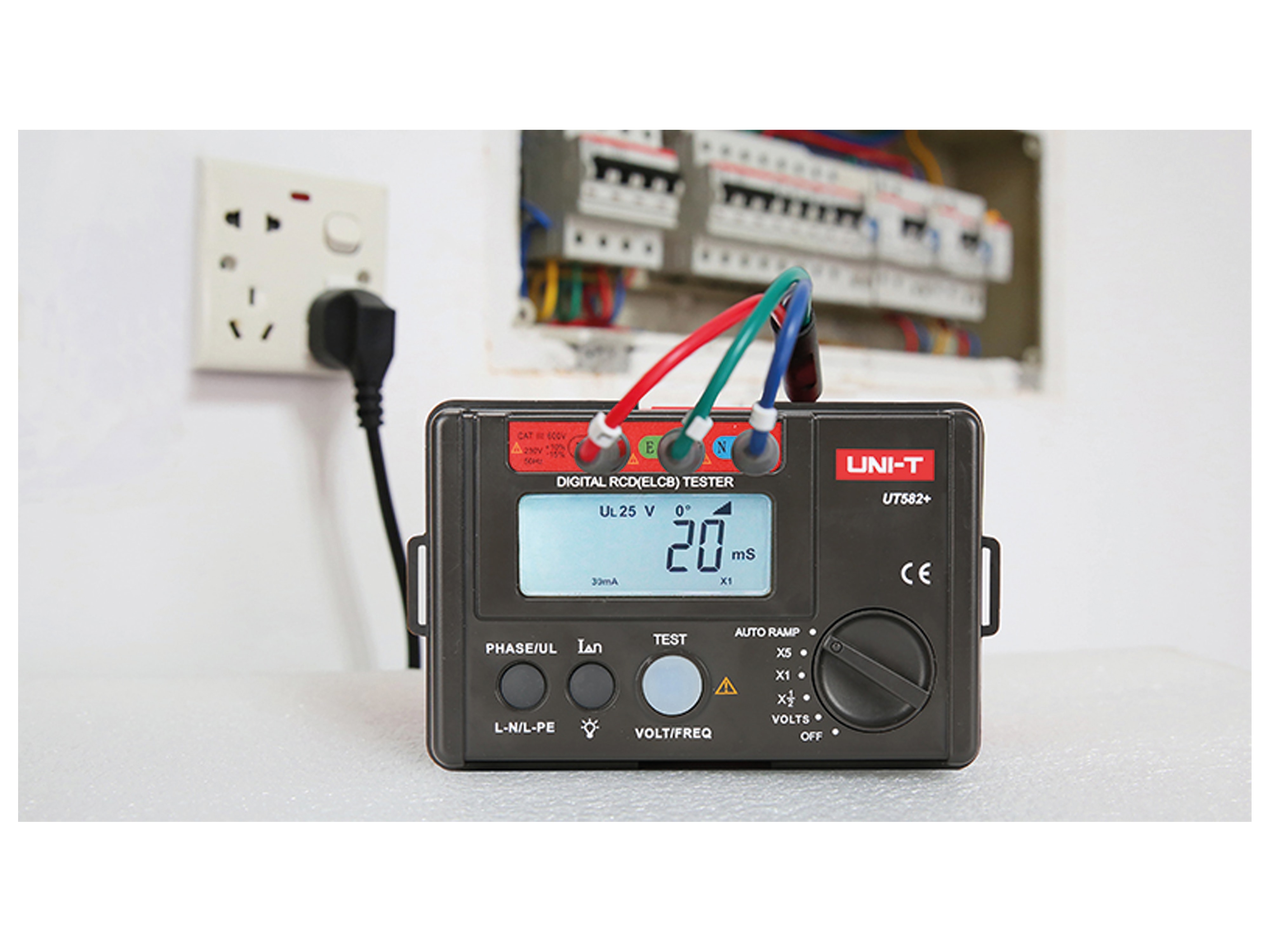 UNI-T RCD-Prüfgerät UT582+ UNI-T RCD-Prüfgerät UT582+