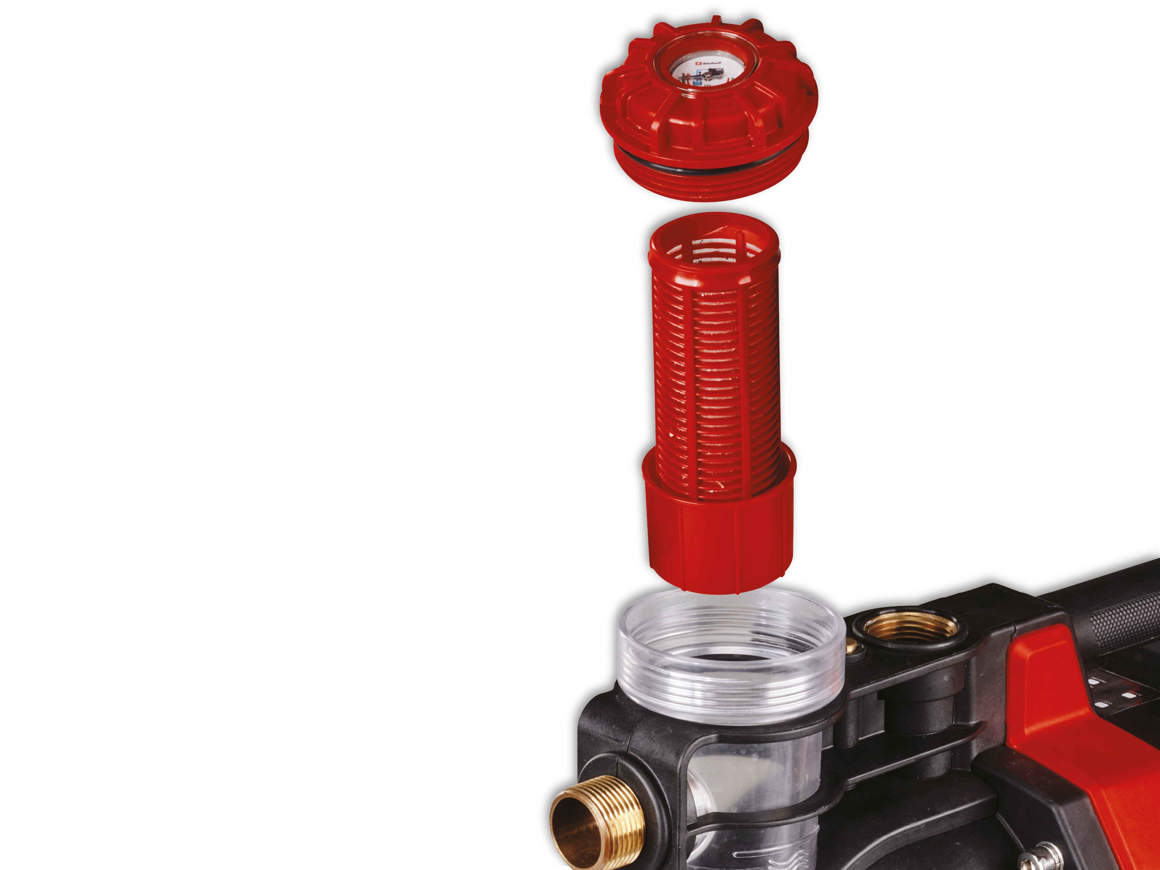 EINHELL Akku-Gartenpumpe Aquinna 36/38 F LED Automatic + 2x Starterset