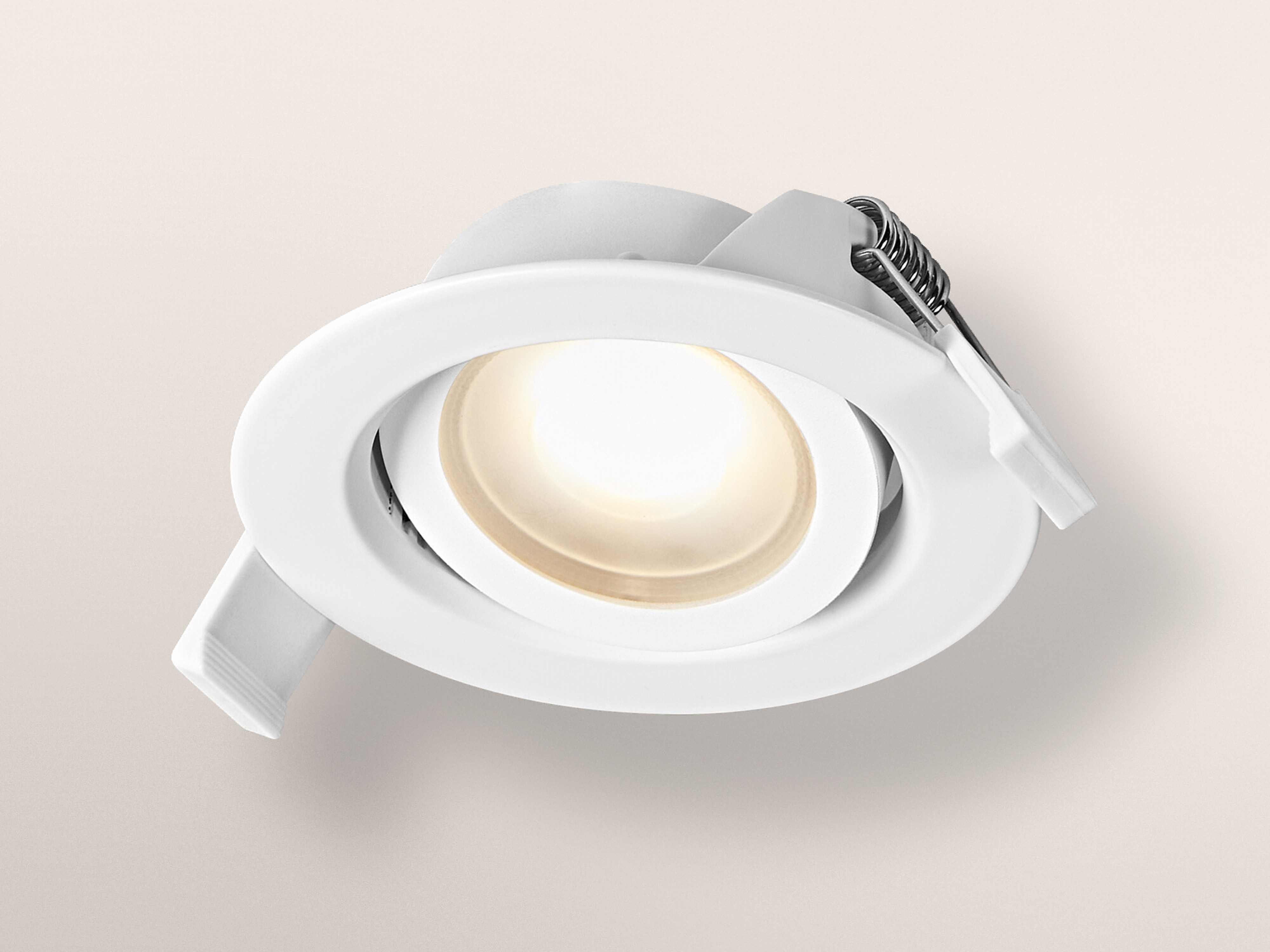 OSRAM LED-Einbauleuchte, 4,9W, 2700K, 220lm, warmweiß, IP20, dimmbar, weiß, 3er Set OSRAM LED-Einbauleuchte, 4,9W, 2700K, 220lm, warmweiß, IP20, dimmbar, weiß, 3er Set