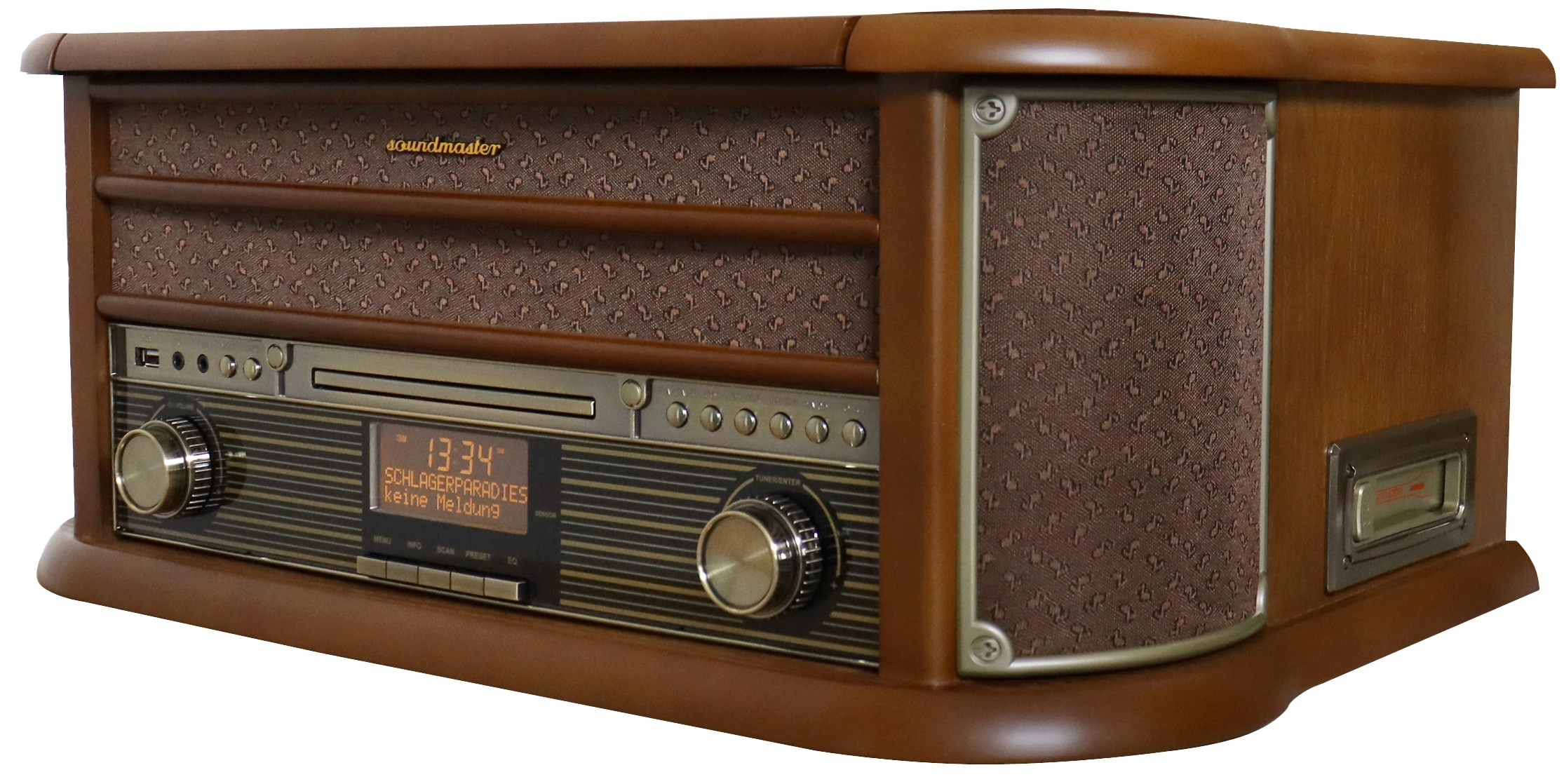 SOUNDMASTER CLASSIC LINE Stereoanlage NR565DAB, Nostalgie SOUNDMASTER Nostalgie Stereoanlage NR565DAB