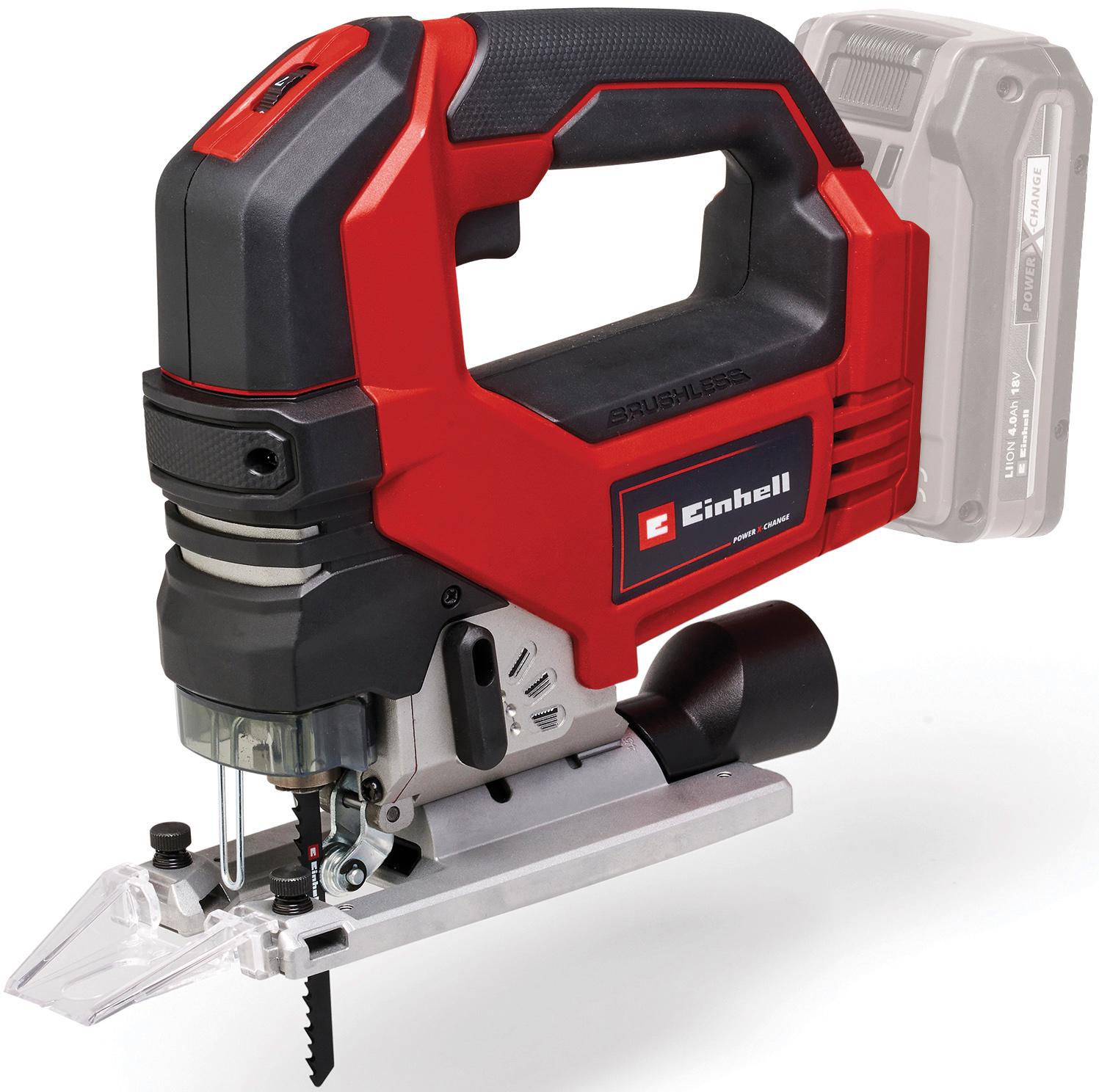 EINHELL PROFESSIONAL Akku-Stichsäge TP-JS 18/135 Li BL-Solo + Systemkoffer E-Case S-F EINHELL PROFESSIONAL Akku-Stichsäge TP-JS 18/135 Li BL-Solo + E-Box Koffer S-F