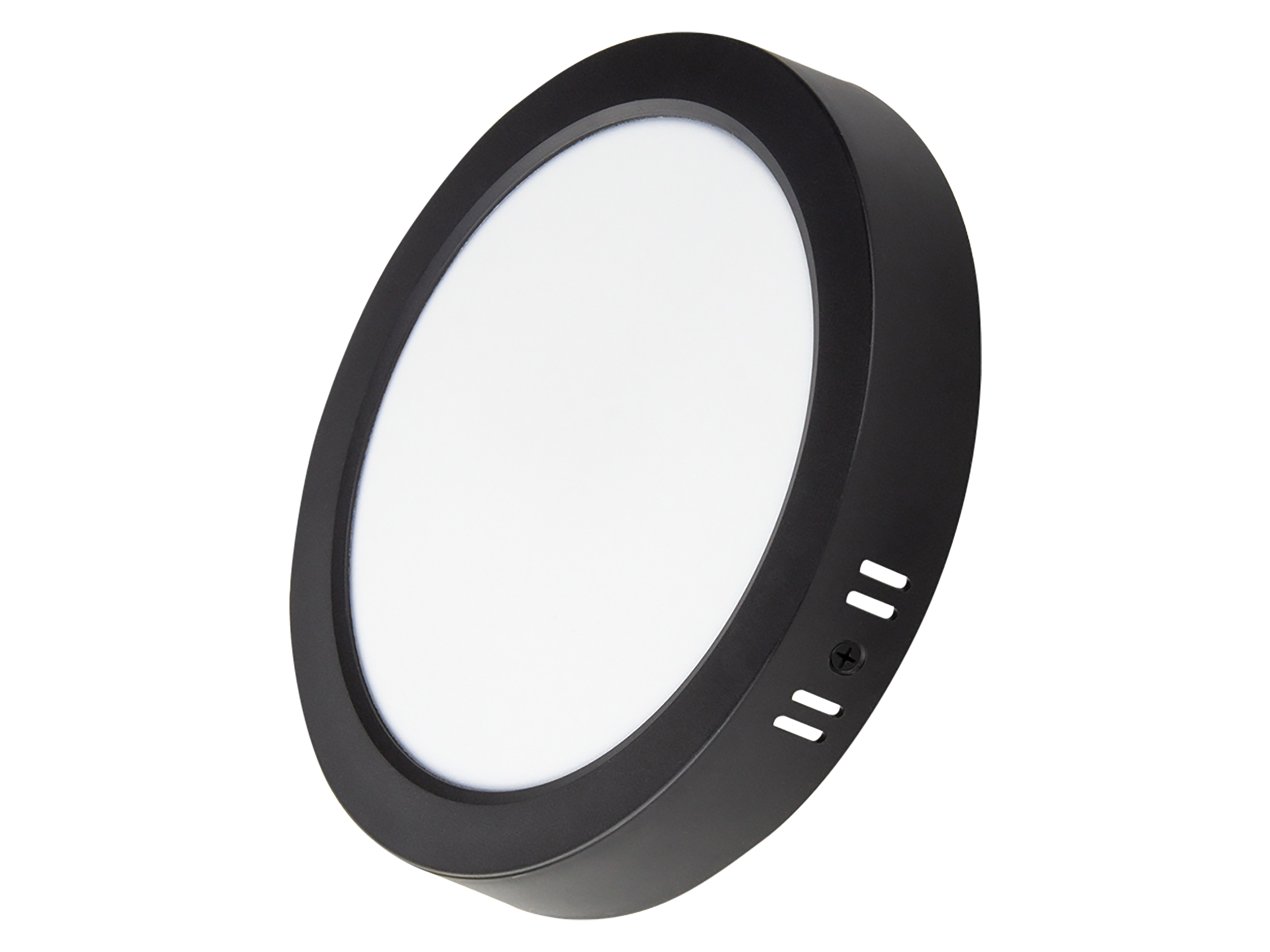 LUXULA LED-Deckenlechte, 18W, EEK: F, 1800lm, CCT, IP44, rund, schwarz