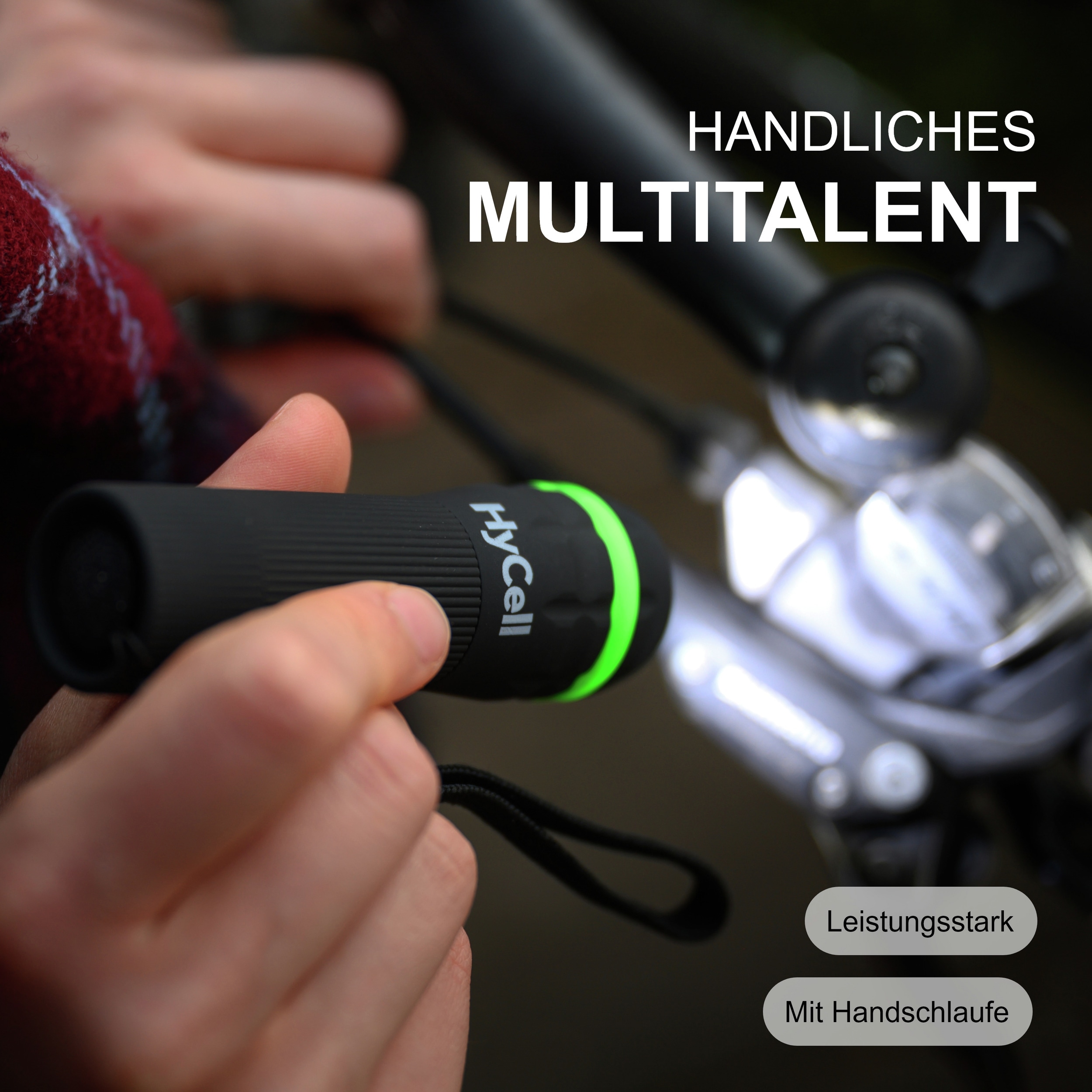 HYCELL LED-Taschenlampe Zoom, Kunststoff, 1W, 55 lm, batteriebetrieben HYCELL LED-Taschenlampe Zoom, Kunststoff, 1W, 55 lm, batteriebetrieben