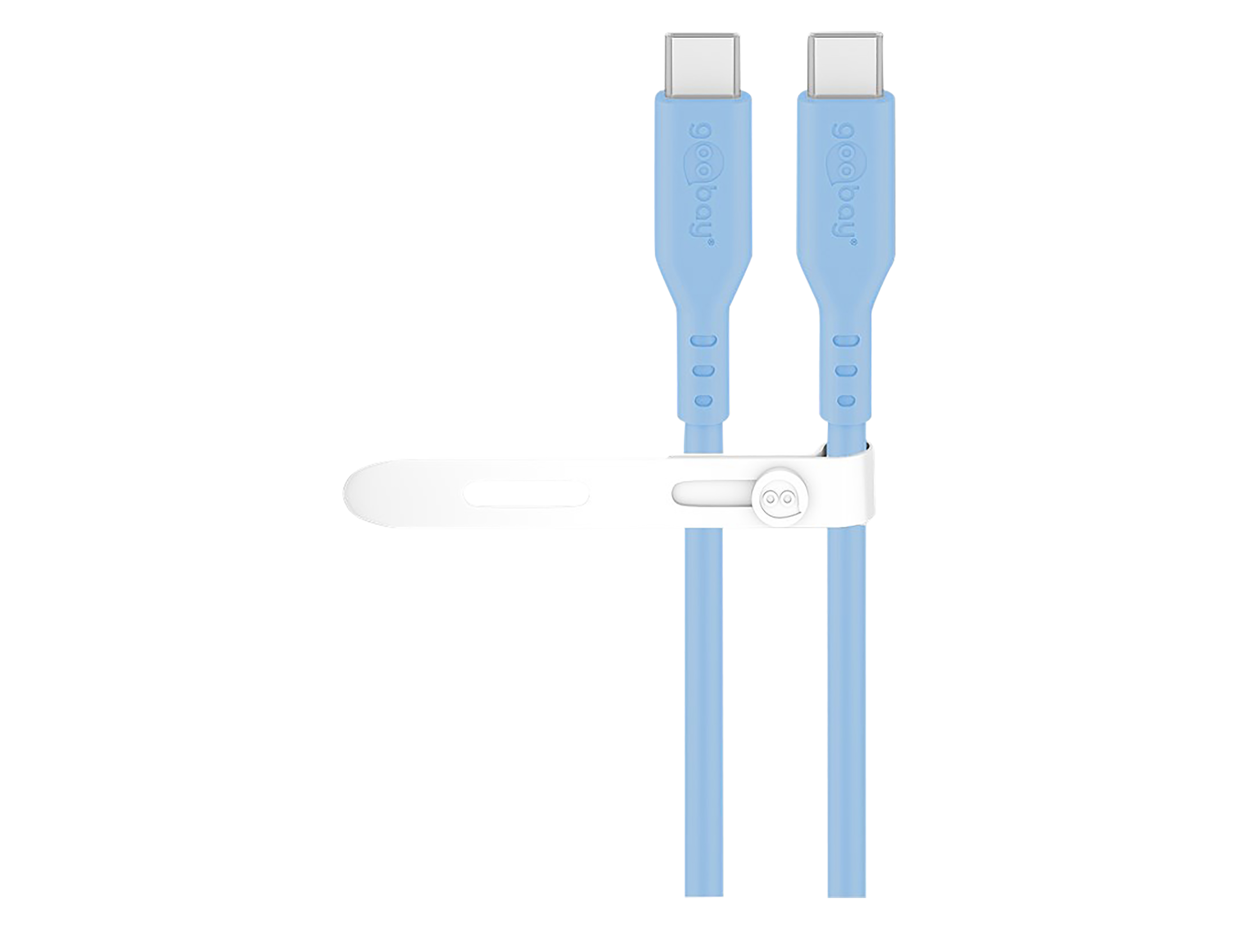 GOOBAY USB-C Kabel 77741 Silikon 1,5m blau GOOBAY USB-C Kabel 77741 Silikon 1,5m weiß
