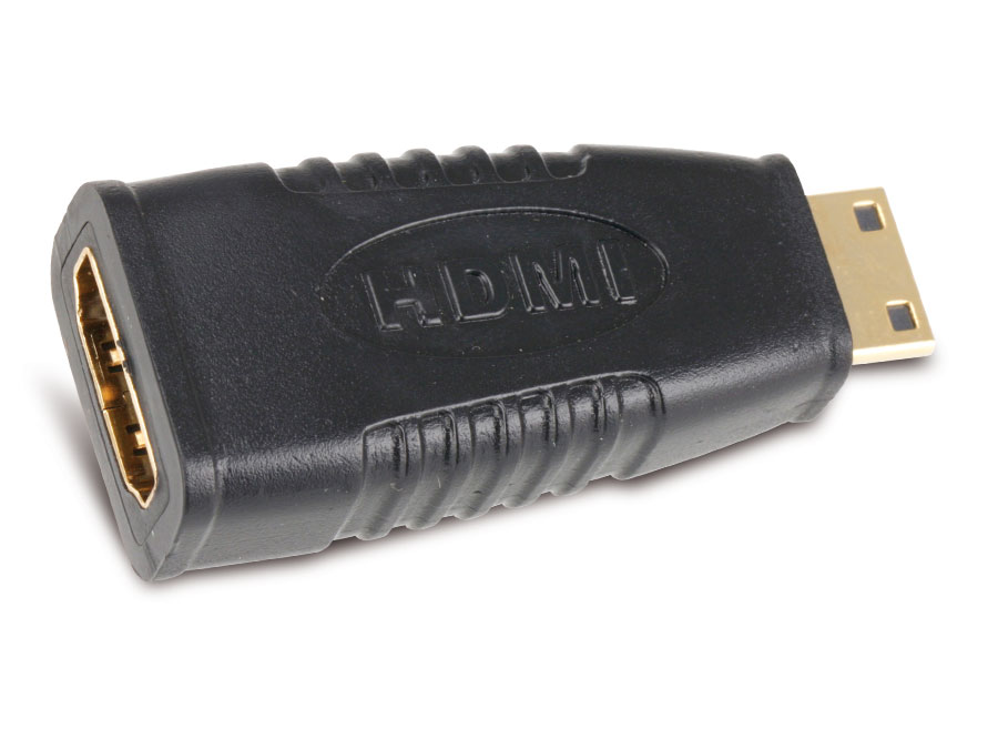 S-IMPULS HDMI-Adapter, Typ A Buchse/Typ C Stecker, schwarz S-IMPULS HDMI-Adapter, Typ A Buchse/Typ C Stecker, schwarz
