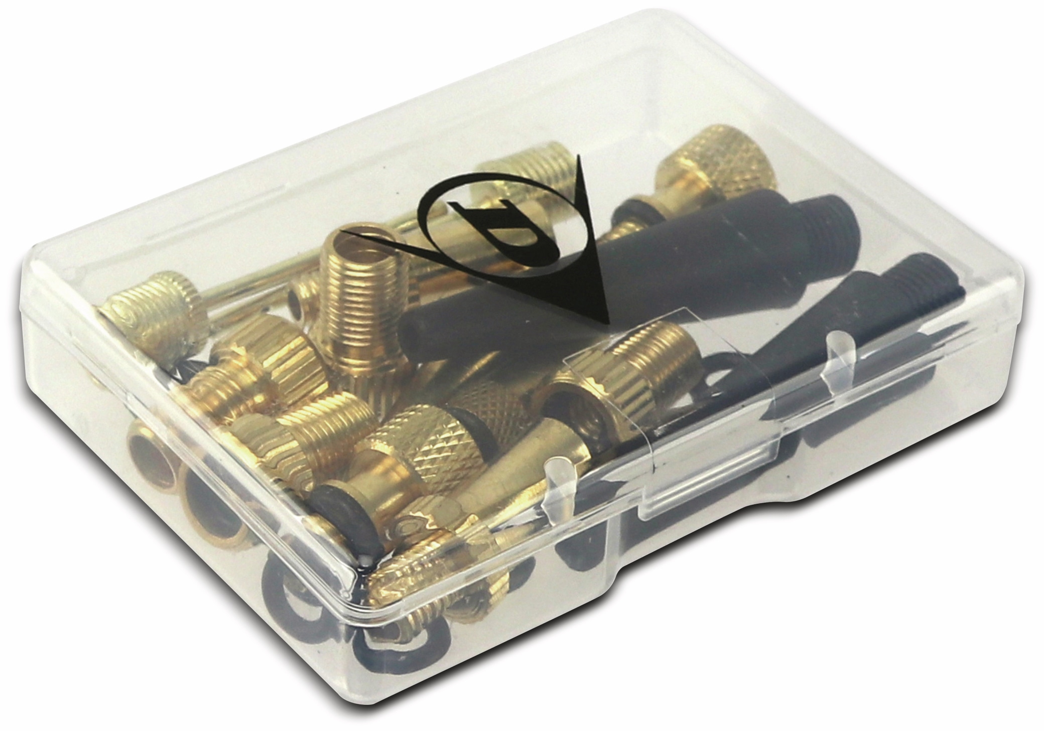 DUNLOP Fahrradventil-Adaptersatz, 14-teilig DUNLOP Fahrradventil-Adaptersatz, 14-teilig