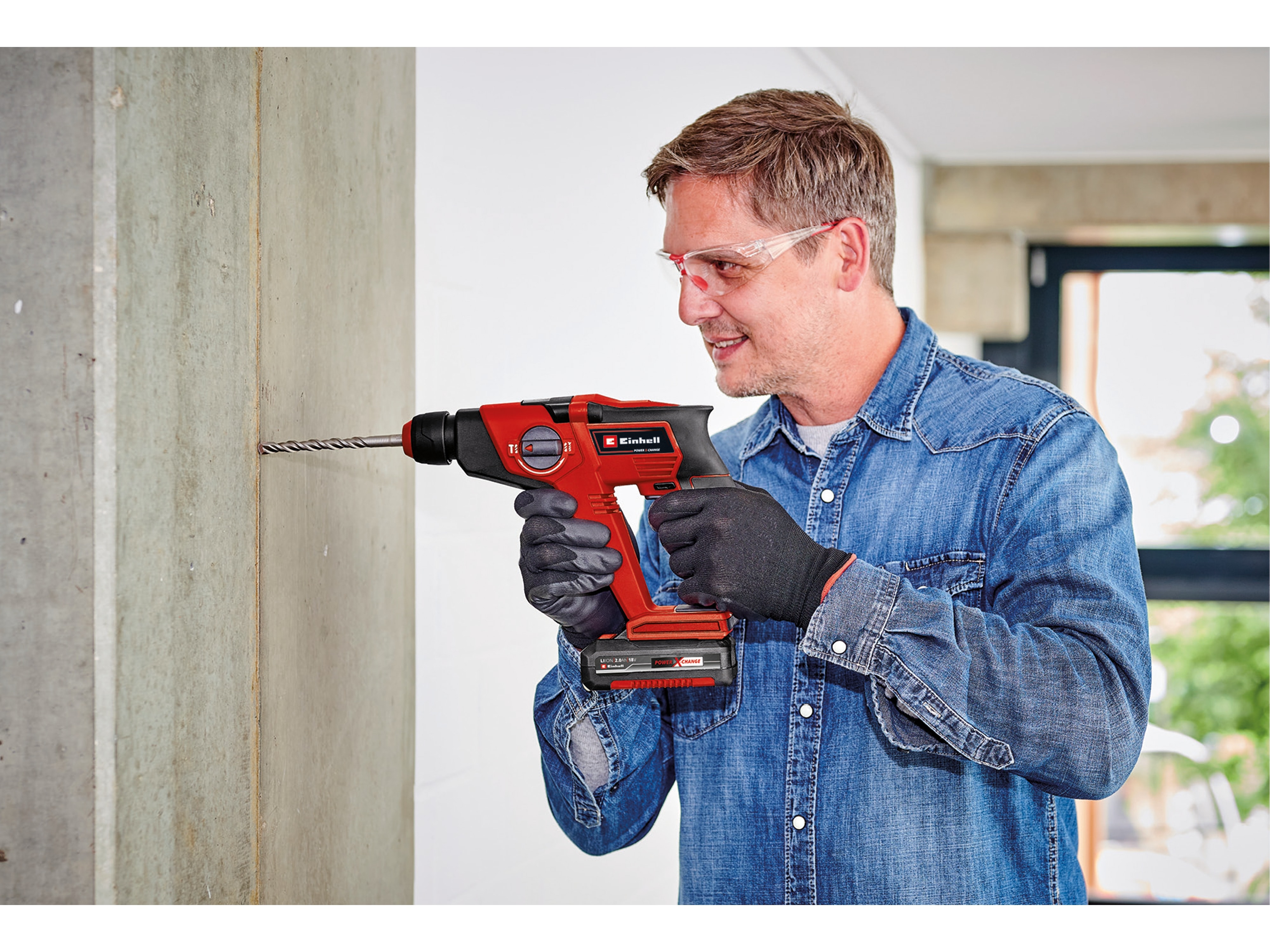 EINHELL Akku-Bohrhammer TE-HD 18/12 Li - Solo