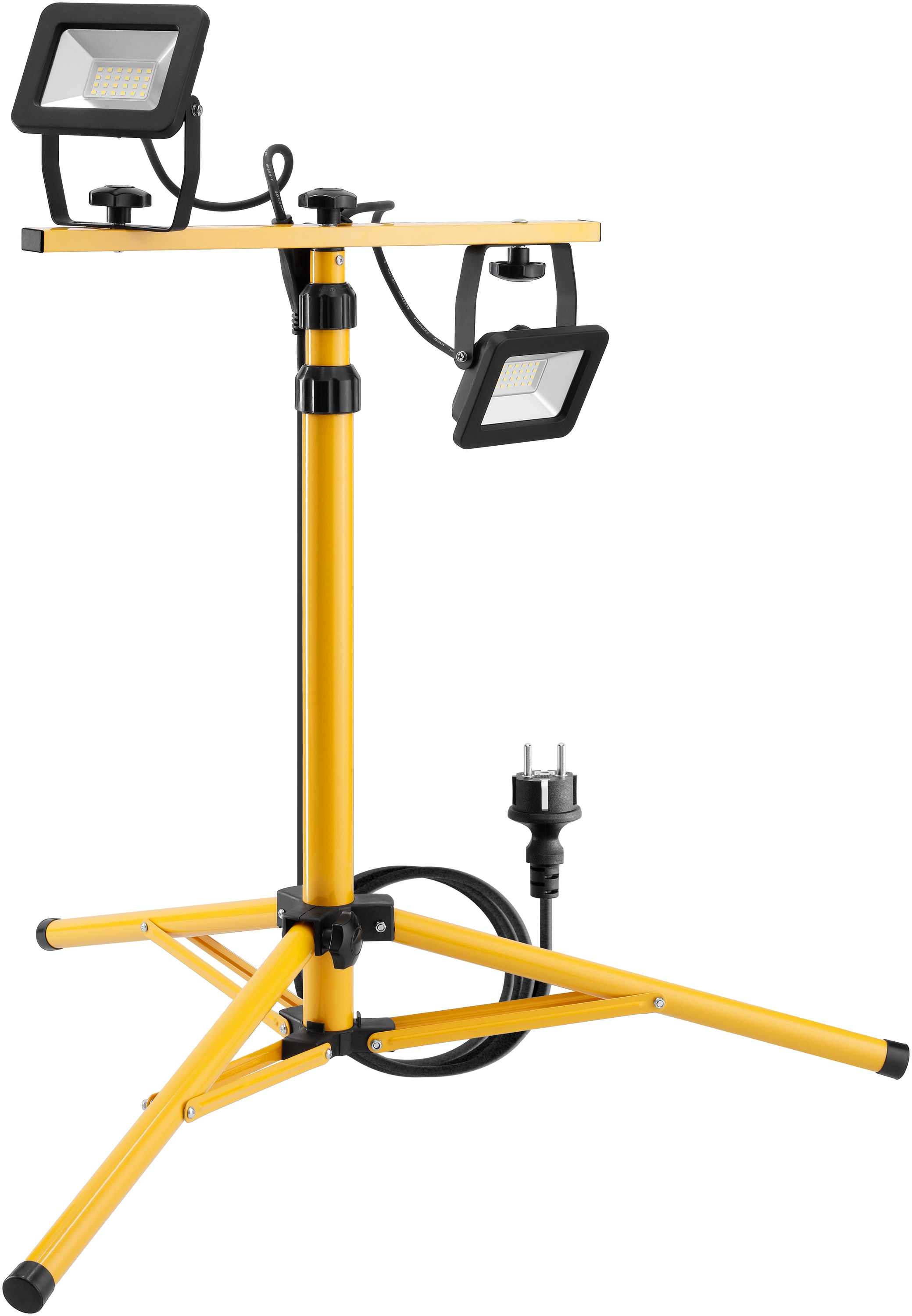 GOOBAY LED-Baustrahler, Teleskopstativ, 2x20W, 4000K GOOBAY LED-Baustrahler, Teleskopstativ, 2x20W, 4000K