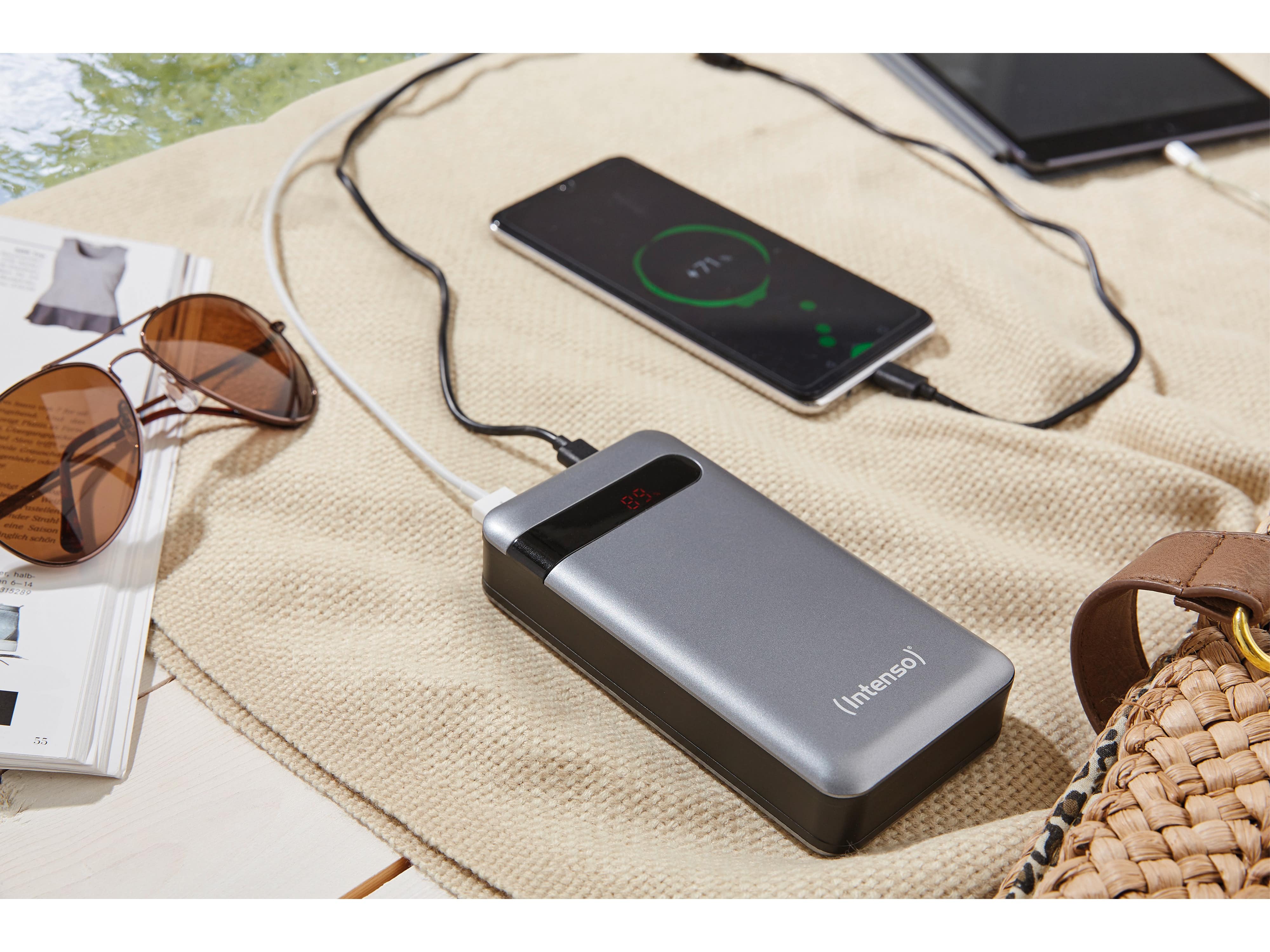INTENSO USB Powerbank 7332354 PD 20000, 20.000mAh, anthrazit INTENSO USB Powerbank 7332354 PD 20000, 20.000mAh, anthrazit