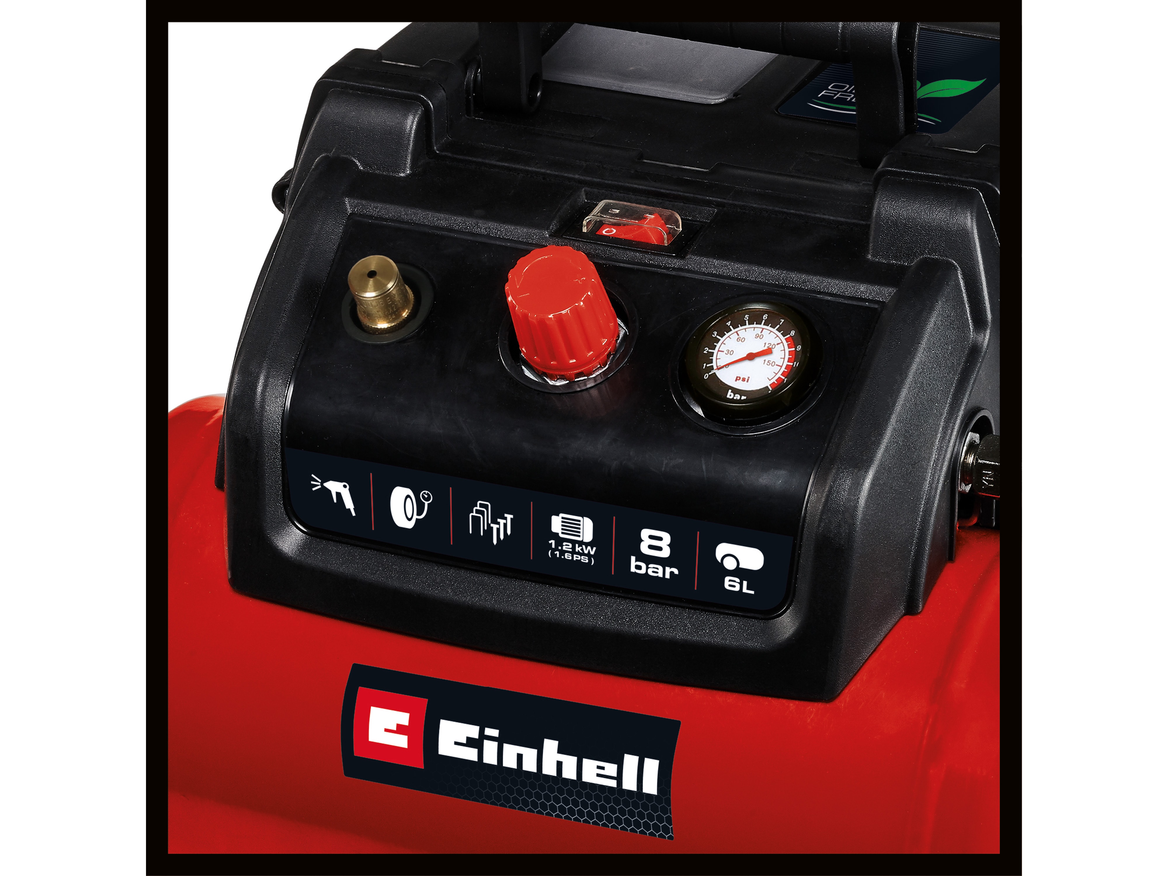 EINHELL Luft-Kompressor TC-AC 190/6/8 OF, 4020655 EINHELL Luft-Kompressor TC-AC 190/6/8 OF, 4020655