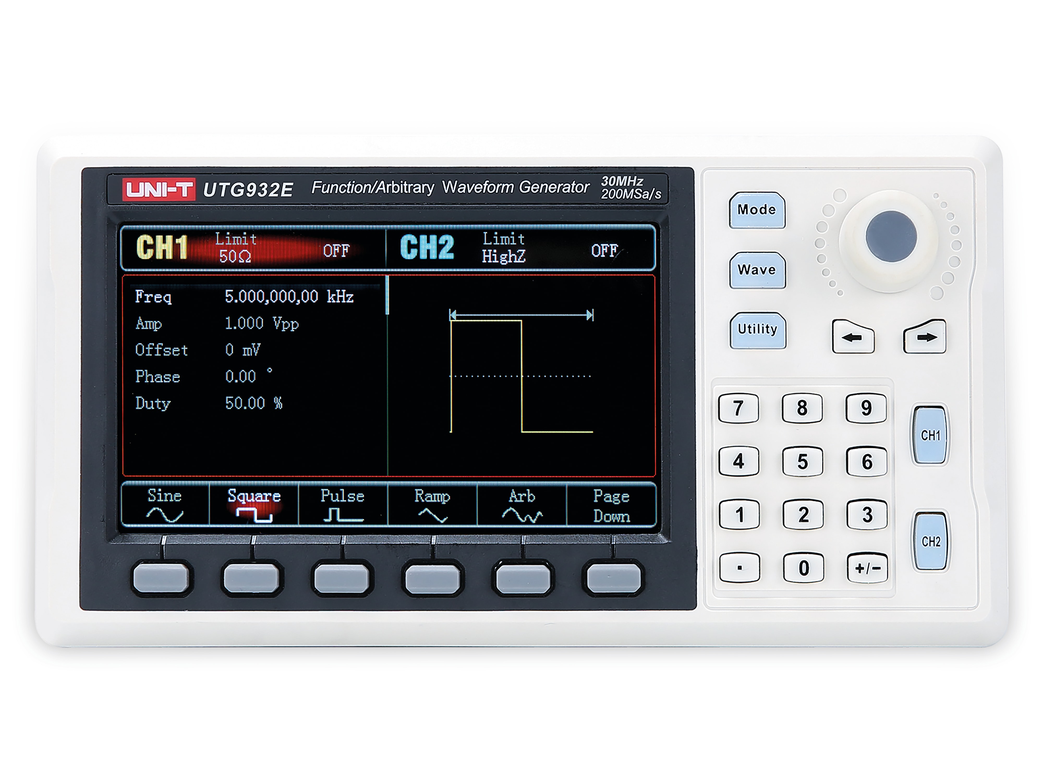 UNI-T Funktionsgenerator UTG932E, 30 MHz UNI-T Funktionsgenerator UTG932E, 30 MHz
