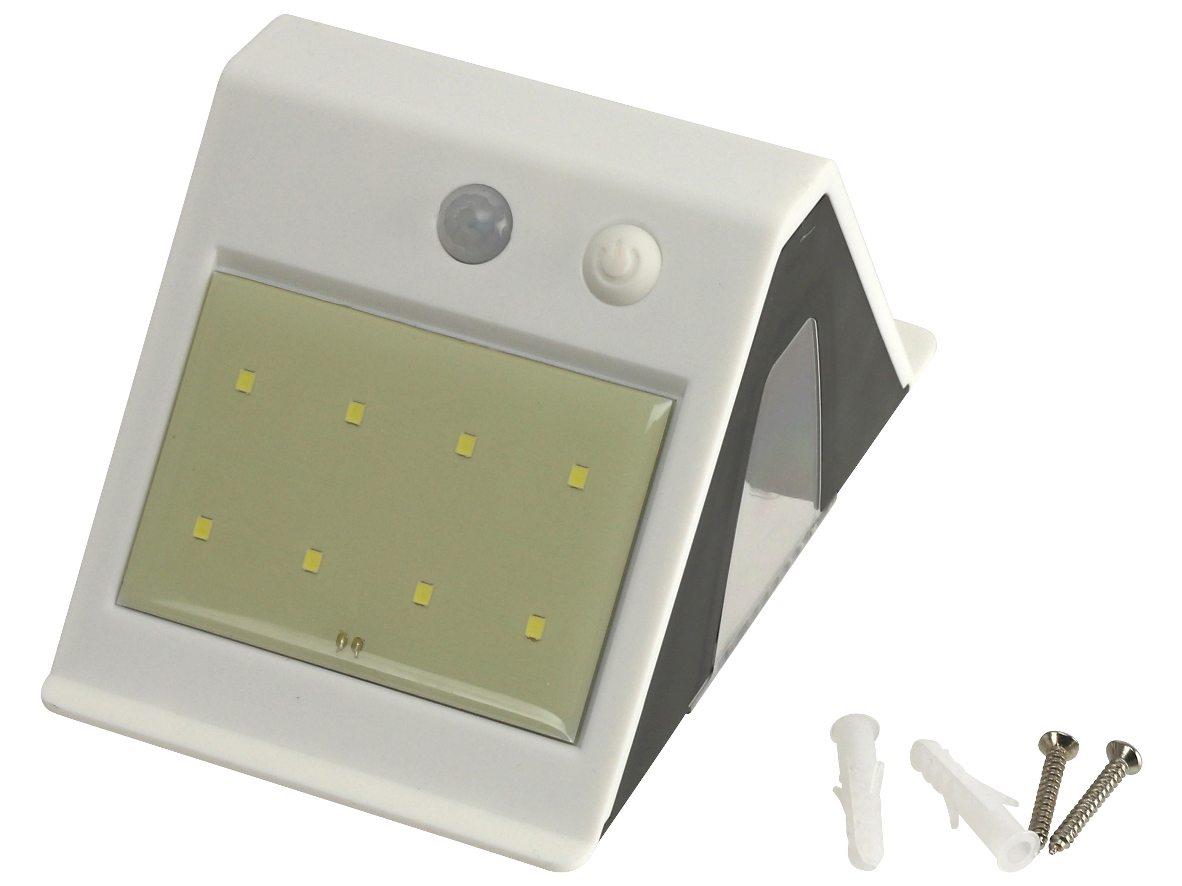 LED-Solarwandleuchte, mit Bewegungsmelder, 200 lm LED-Solarwandleuchte, BMSL1249