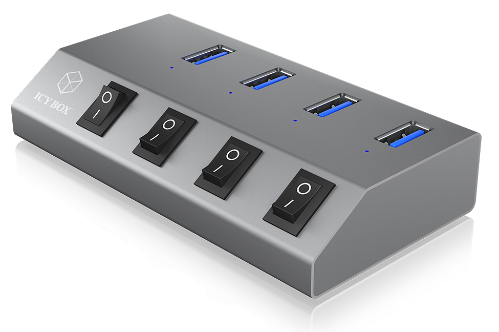 ICY BOX USB-Hub IB-HUB1405 4-Port ICY BOX USB-Hub IB-HUB1405 4-Port