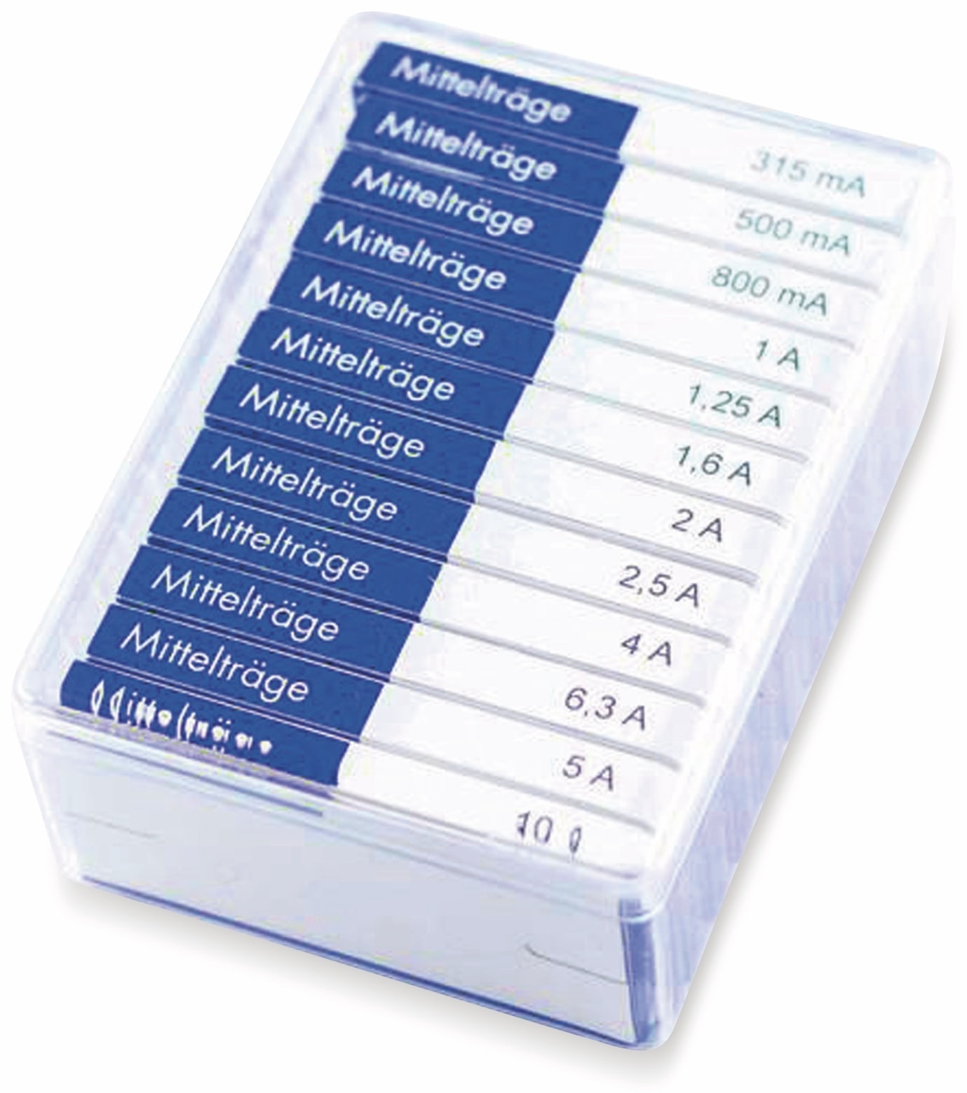 ESKA Feinsicherung-Sortiment, 632820, (Ø x L) 6,3 mm x 32 mm Mittelträge -M- Inhalt 120 St. ESKA Feinsicherung-Sortiment, 632820, (Ø x L) 6,3 mm x 32 mm Mittelträge -M- Inhalt 120 St.