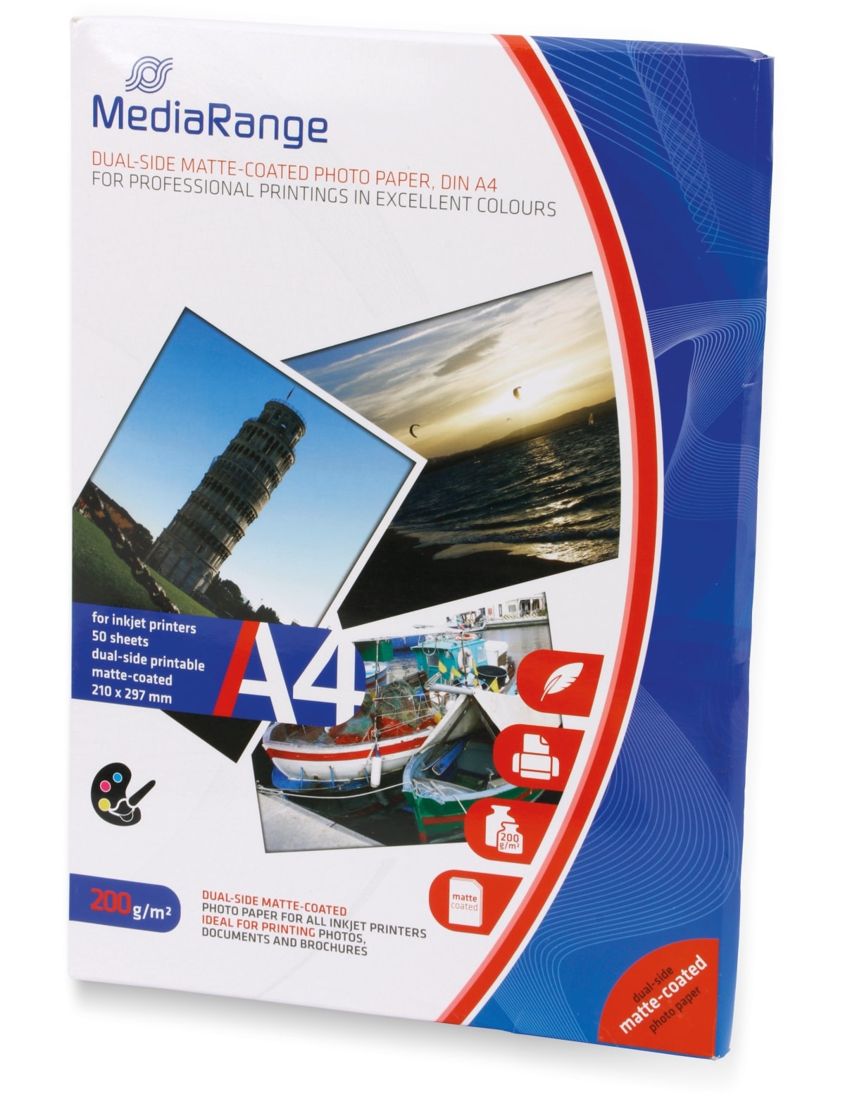 MEDIARANGE Fotopapier DIN A4, 200 g/m², matt MEDIARANGE Fotopapier DIN A4, 200 g/m², matt