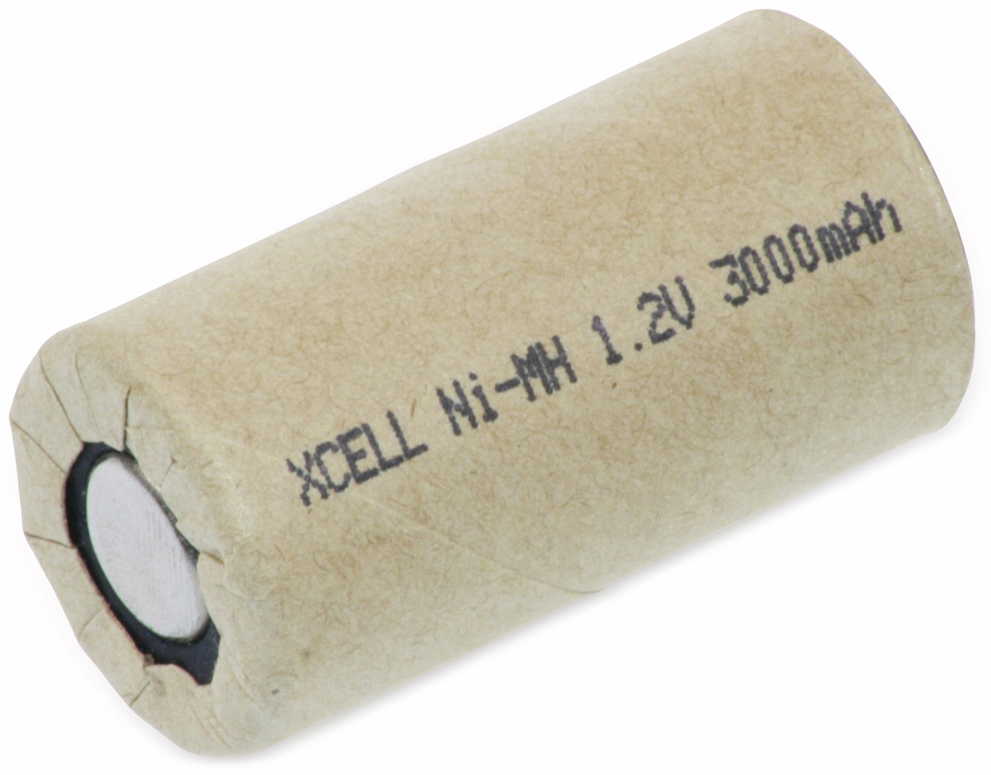 XCELL NiMH-Sub-C-Zelle-Akku Pappmantel, 1,2V-/3000mAh, 43x22,5 mm XCELL NiMH-Sub-C-Zelle-Akku Pappmantel, 1,2V-/3000mAh, 43x22,5 mm