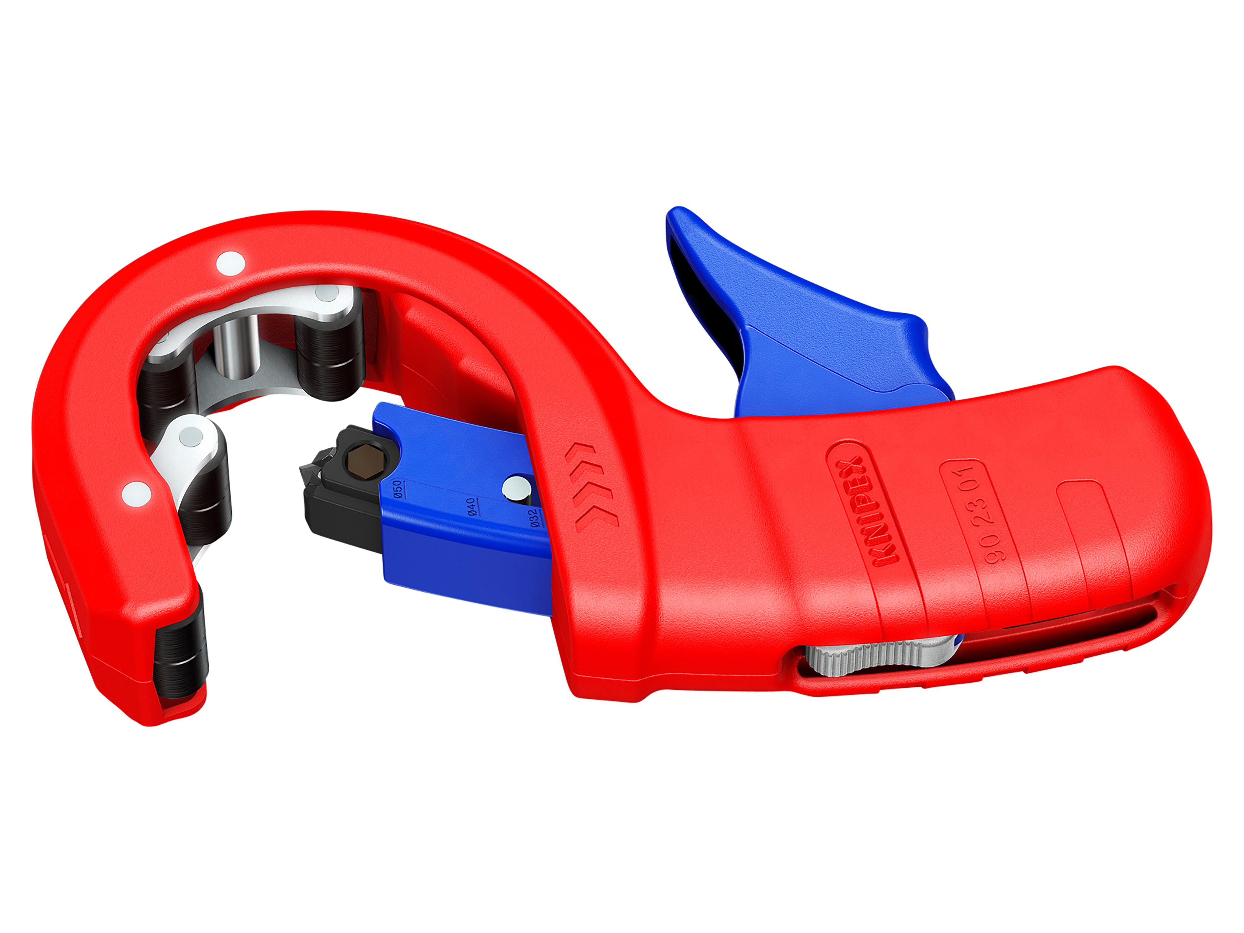 KNIPEX Rohrabschneider, DP50, 90 23 01 BK, für Kunststoff-Abflussrohre