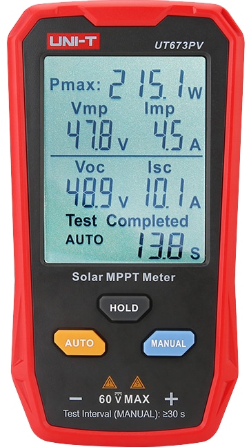 UNI-T Solar MPPT Messgerät UT673PV UNI-T Solar MPPT Messgerät UT673PV