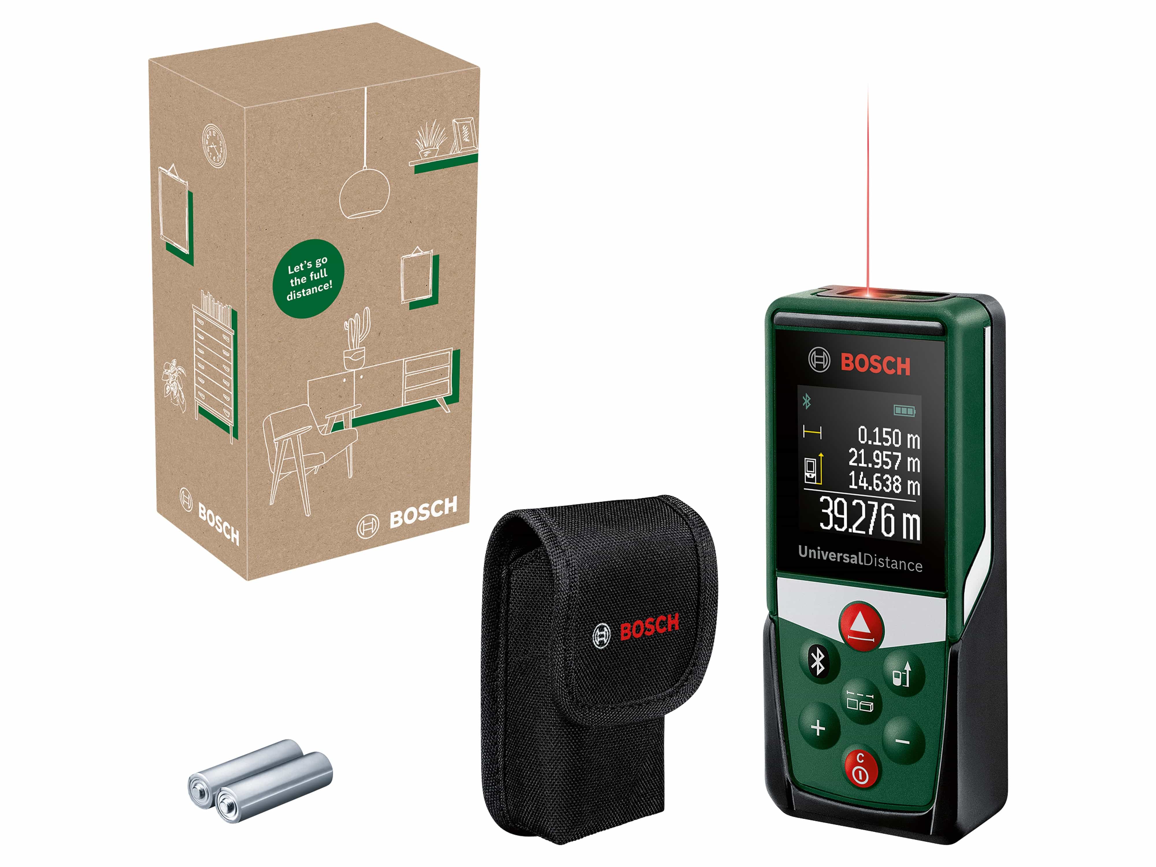 BOSCH Digitaler Laser-Entfernungsmesser UniversalDistance 50 C, 06036723Z0 BOSCH Digitaler Laser-Entfernungsmesser UniversalDistance 50 C, 06036723Z0