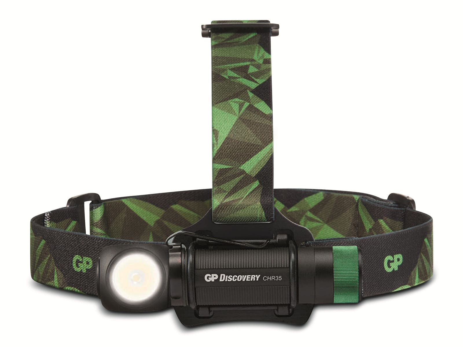 GP LED-Stirnlampe Discovery CH35, 600 lm, inkl. Li-Ion Akku 18650 GP LED-Stirnlampe Discovery CH35, 600 lm, inkl. Li-Ion Akku 18650