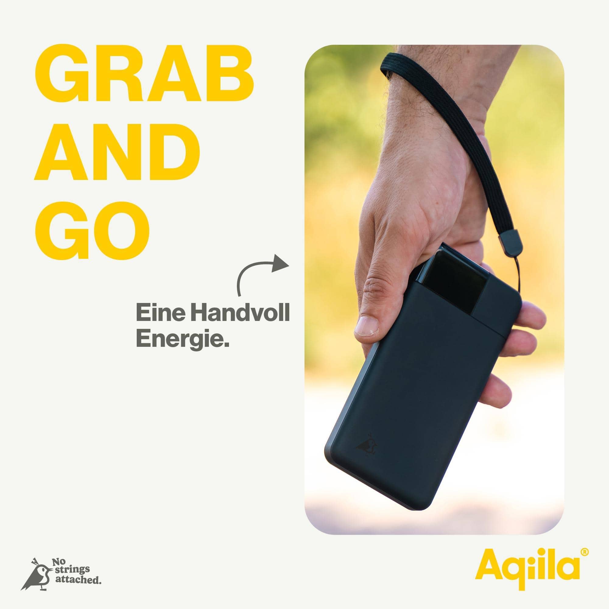 AQIILA Powerbank Powerbird B10, 20 W, 10.000mAh, 1x USB-A, 2x USB-C, schwarz AQIILA Powerbank Powerbird B10, 20 W, 10.000mAh, 1x USB-A, 2x USB-C, schwarz