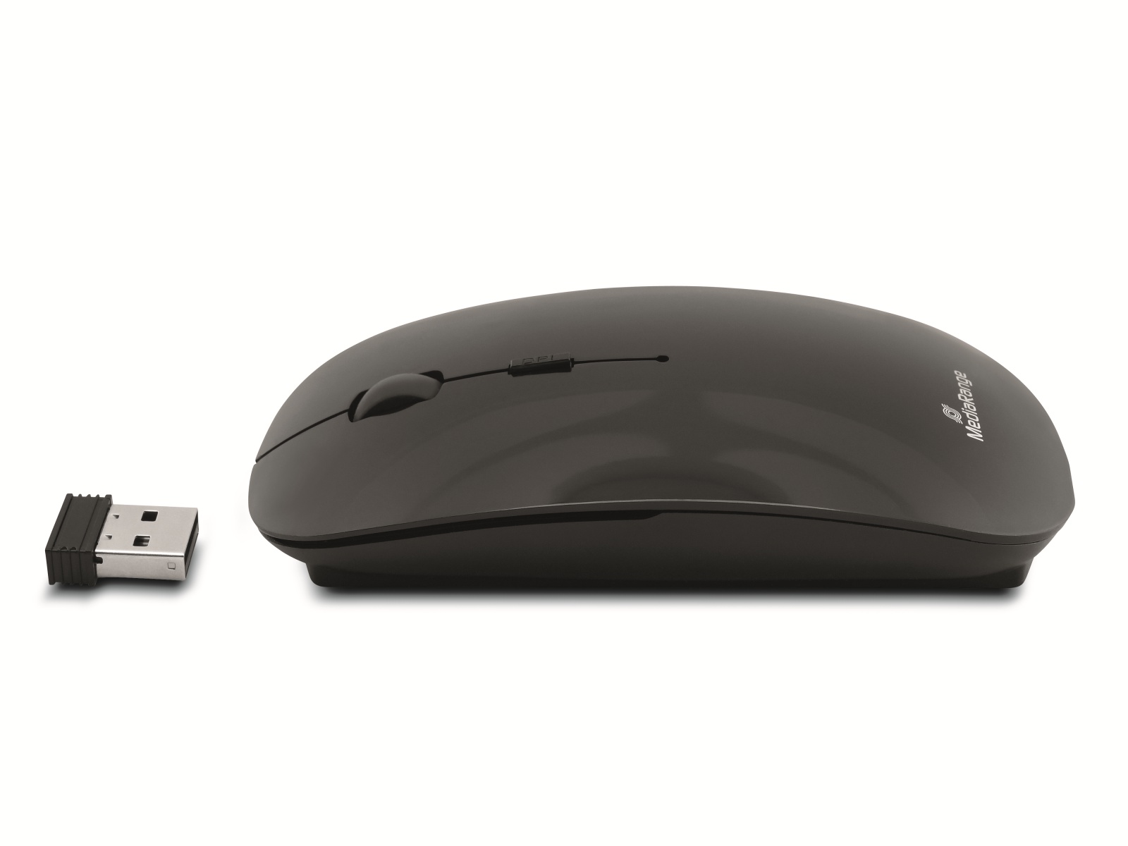 MEDIARANGE Funk-Maus MROS215, Geräuscharm, schwarz MEDIARANGE Funk-Maus MROS215, Geräuscharm, schwarz