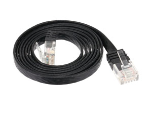 S-IMPULS CAT.6 Patchkabel, slim, 0,25 m, schwarz