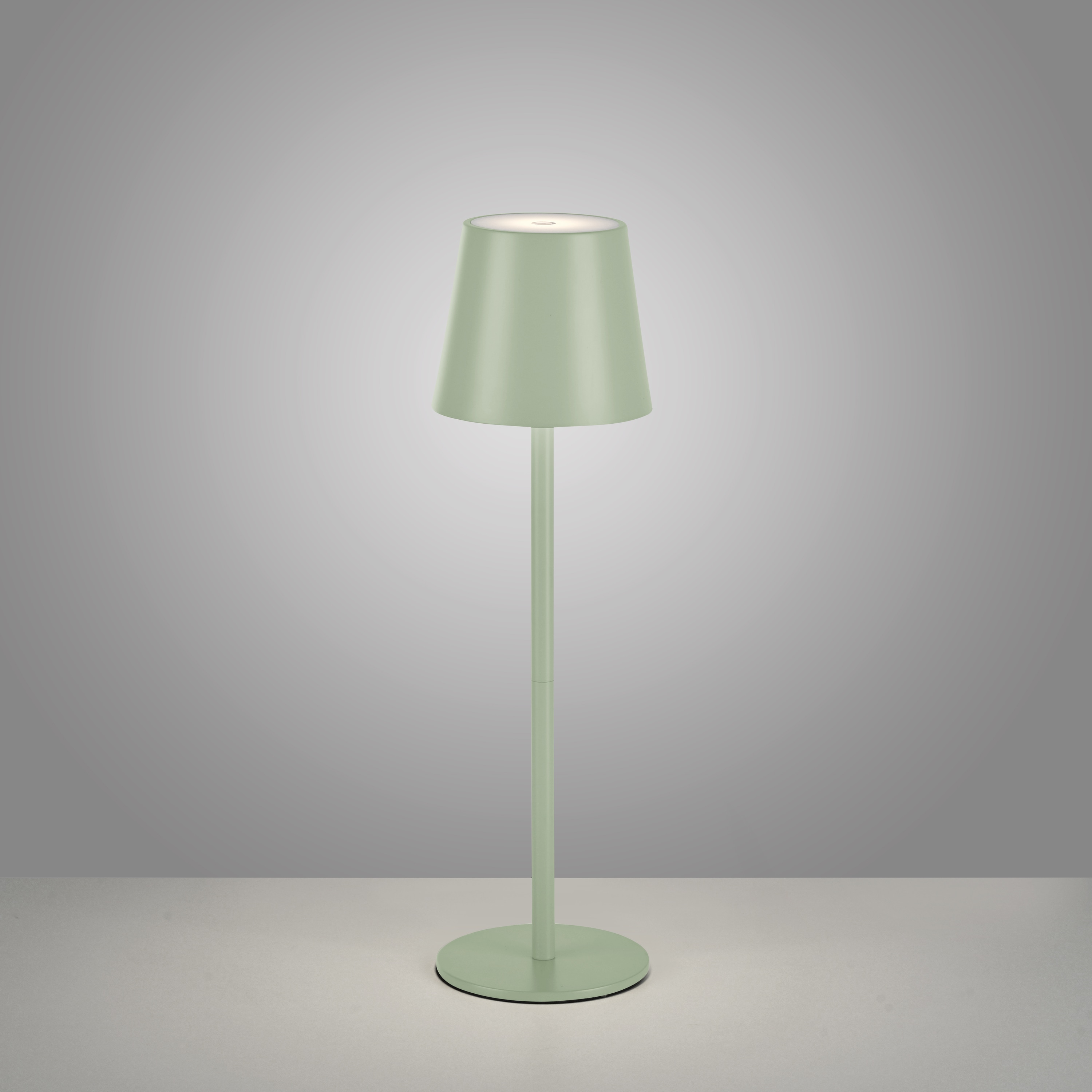 JUST LIGHT LED-Akku-Tischleuchte 19250-43 grün, 2,5 W, 320 lm, 3000 K, IP54