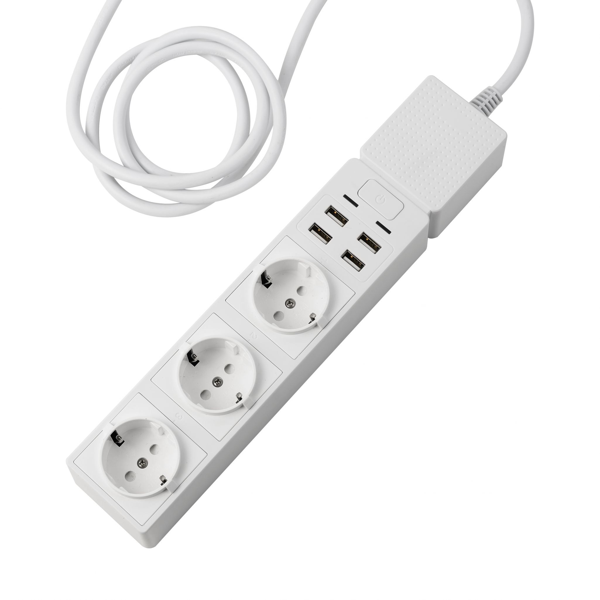EDIMAX SMART WLAN-Steckdosenleiste SP-1123WT, 3-fach, 4x USB EDIMAX Funksteckdose SP-1123WT, 3-fach, 4x USB
