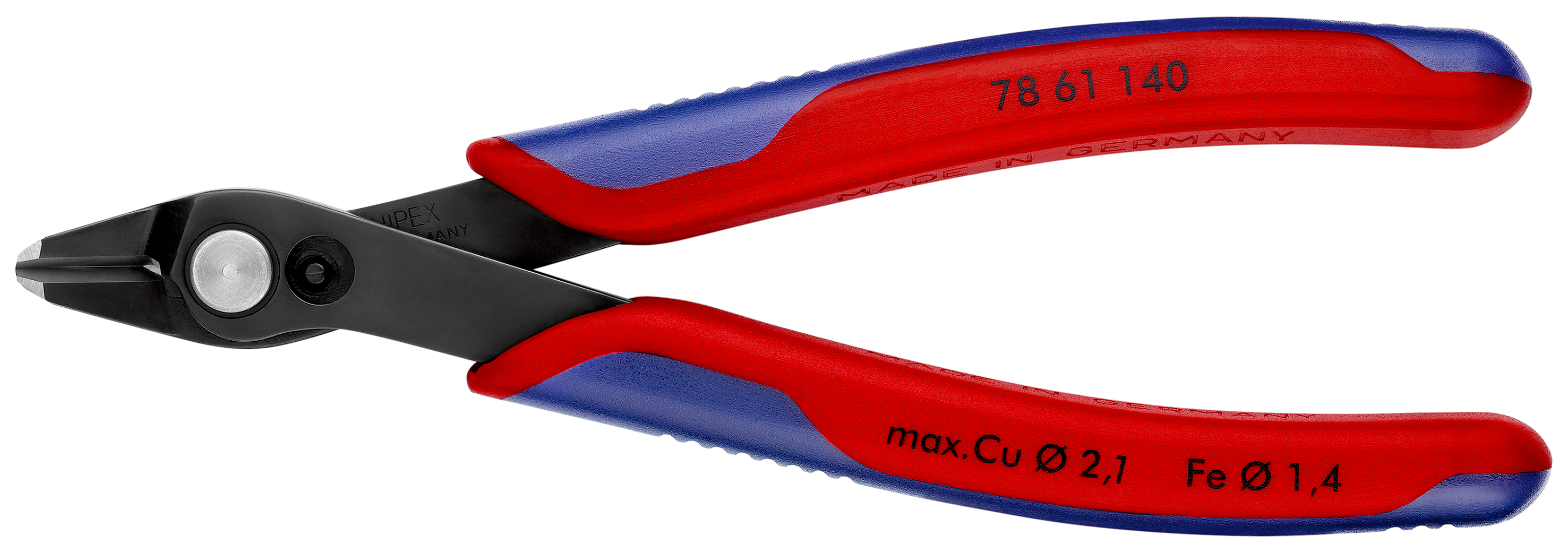 KNIPEX Seitenschneider Electronic Super Knips XL, 78 61 140, 140 mm