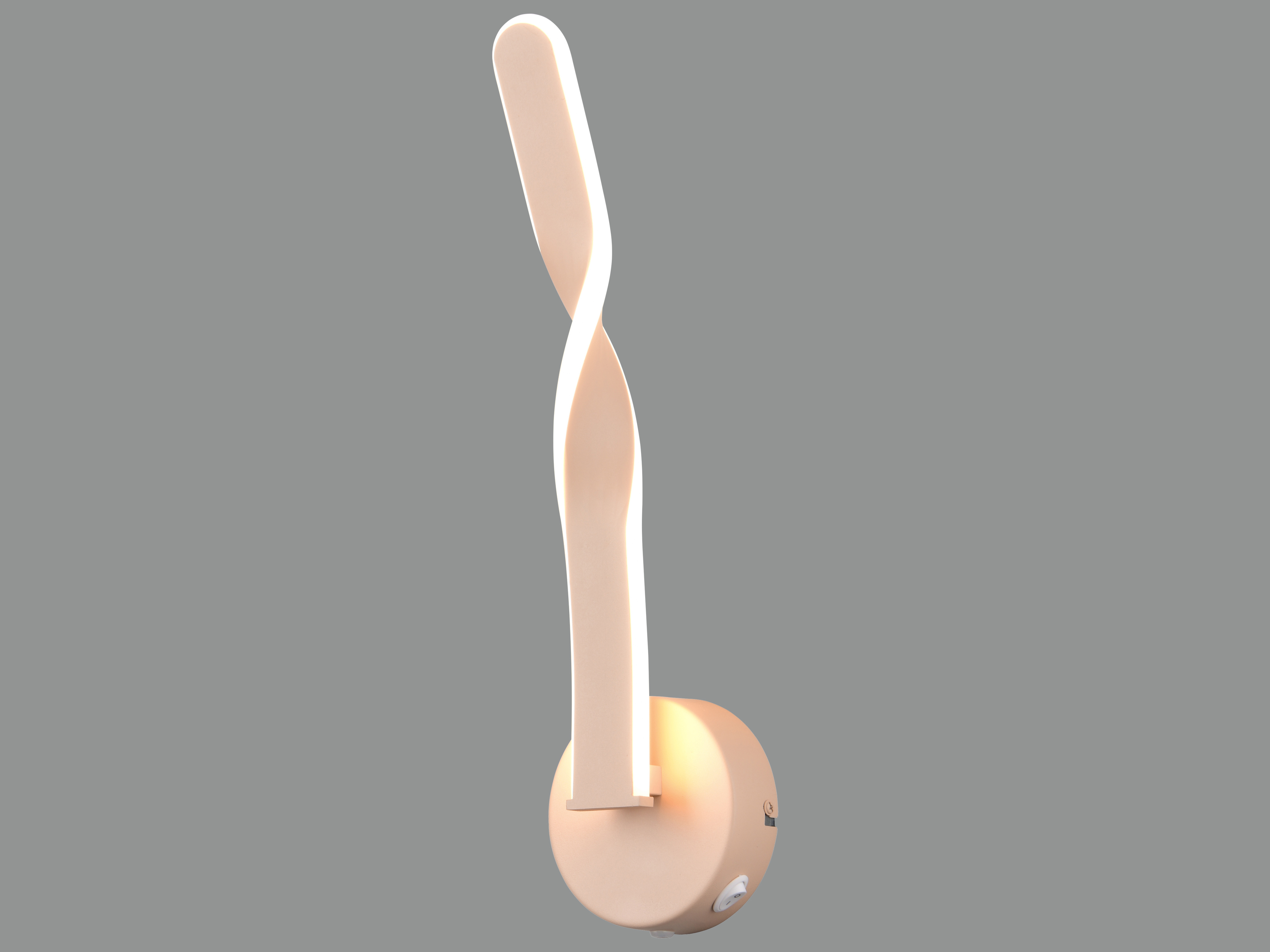 REALITY LED-Wandleuchte Ginko R25791766, 11W, 3000K, 1150lm, warmweiß, IP20, sand