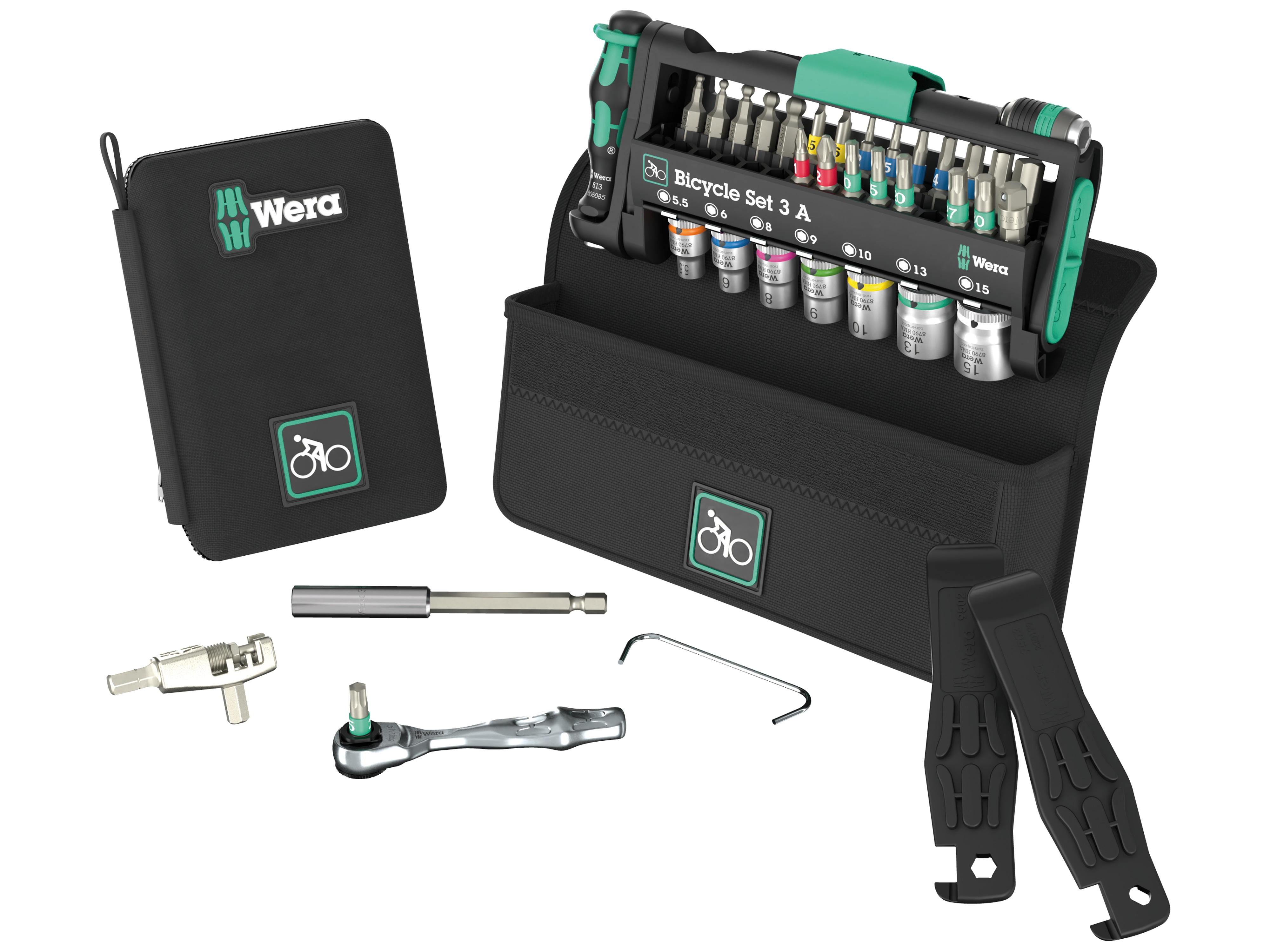 WERA Fahrrad-Werkzeug-Set, Bicycle Set 3 A, 05004188001, 40-teilig
