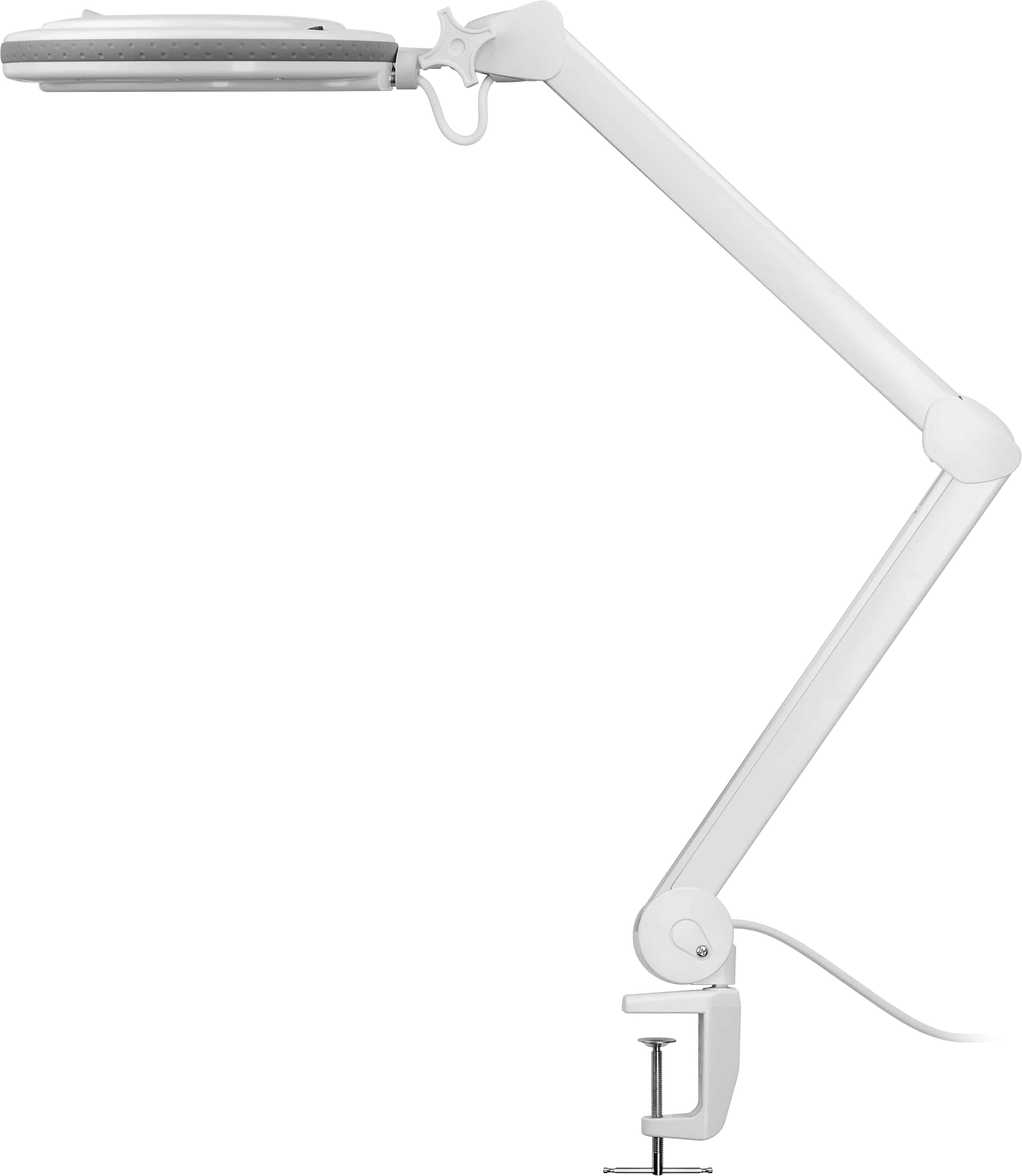 GOOBAY LED-Klemm-Lupenleuchte, 9 W, 730 lm, Kristallglas, dimmbar, weiß GOOBAY LED-Klemm-Lupenleuchte, 9 W, 730 lm, Kristallglas, dimmbar, weiß