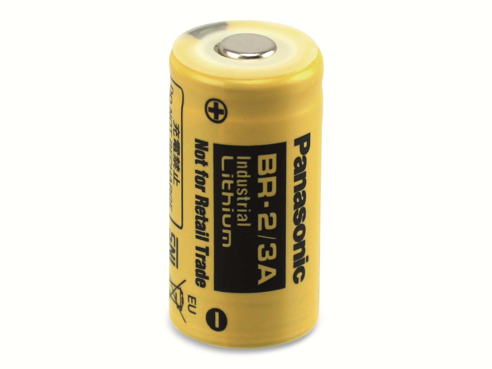 PANASONIC Lithium-Batterie BR 2/3AN, 3 V-, 1200 mAh PANASONIC Lithium-Batterie BR 2/3AN, 3 V-, 1200 mAh