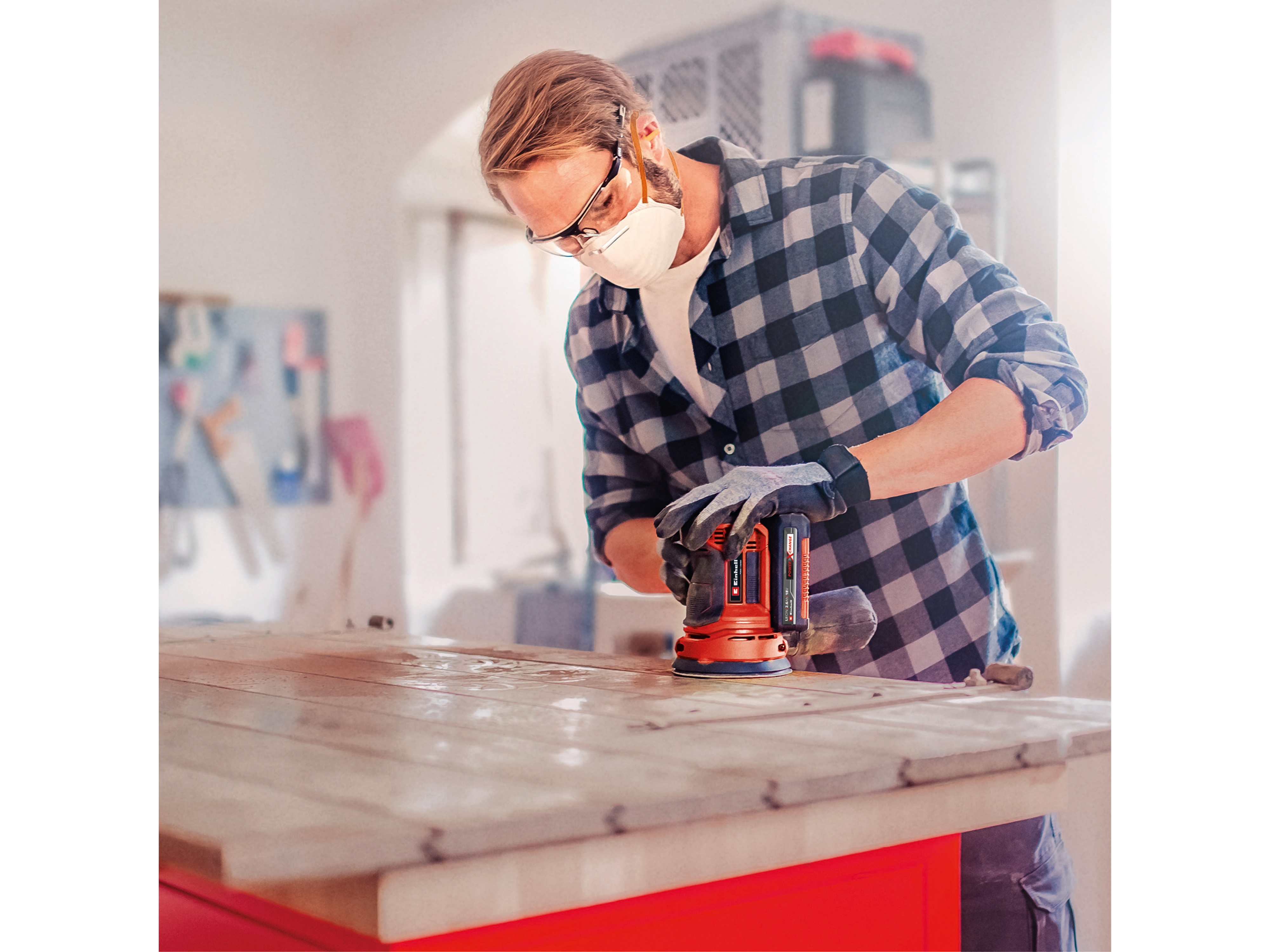 EINHELL Akku-Exzenterschleifer TE-RS 18 Li, Solo EINHELL Akku-Exzenterschleifer TE-RS 18 Li, Solo