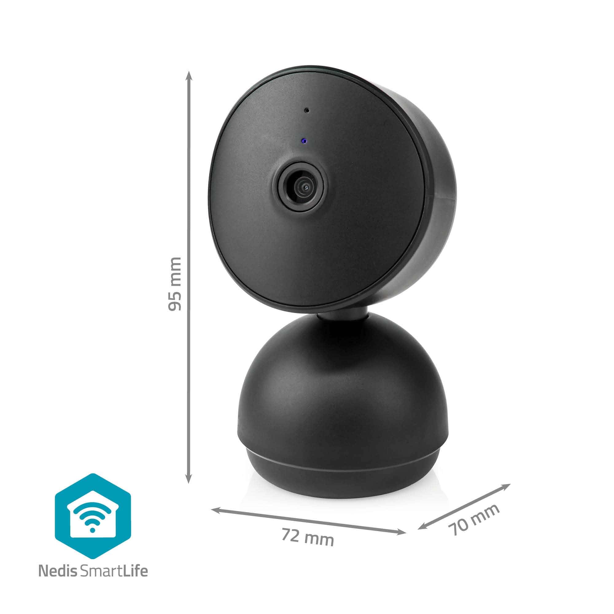 NEDIS Überwachungskamera SmartLife, WIFICI22CBK, Innen, Wi-Fi, schwarz NEDIS Überwachungskamera SmartLife, WIFICI22CBK, Innen, Wi-Fi, schwarz