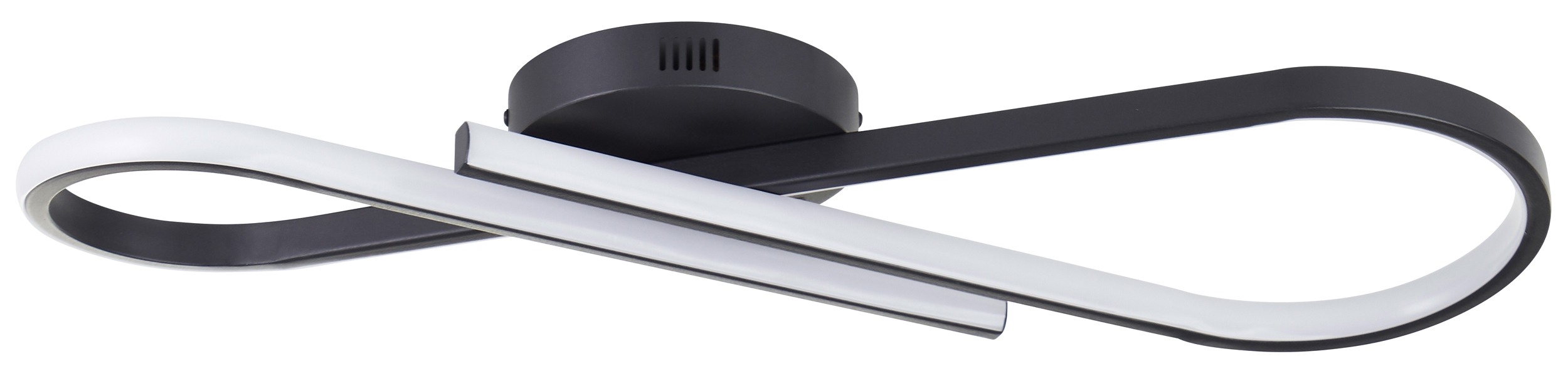 BRILLIANT LED-Deckenleuchte, 24 W, 3000 K, 2800 lm, warmweiß, IP20, schwarz BRILLIANT LED-Deckenleuchte, 24 W, 3000 K, 2800 lm, warmweiß, IP20, schwarz