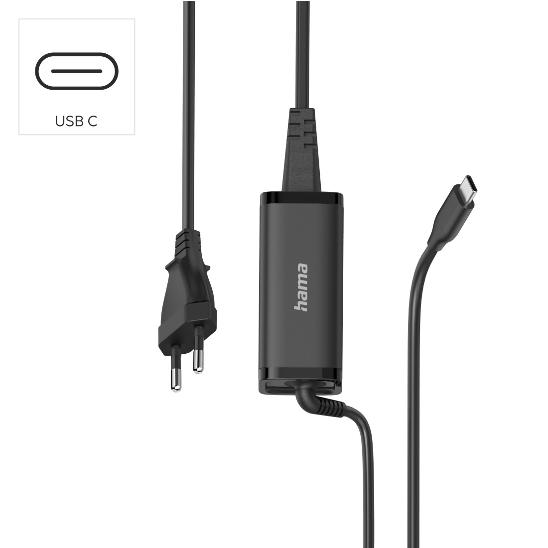 HAMA Universal-Netzteil 00200023, 65 W, Schwarz, USB-C PD HAMA Unicersal-Netzteil 00200023, 65 W, Schwarz, USB-C PD