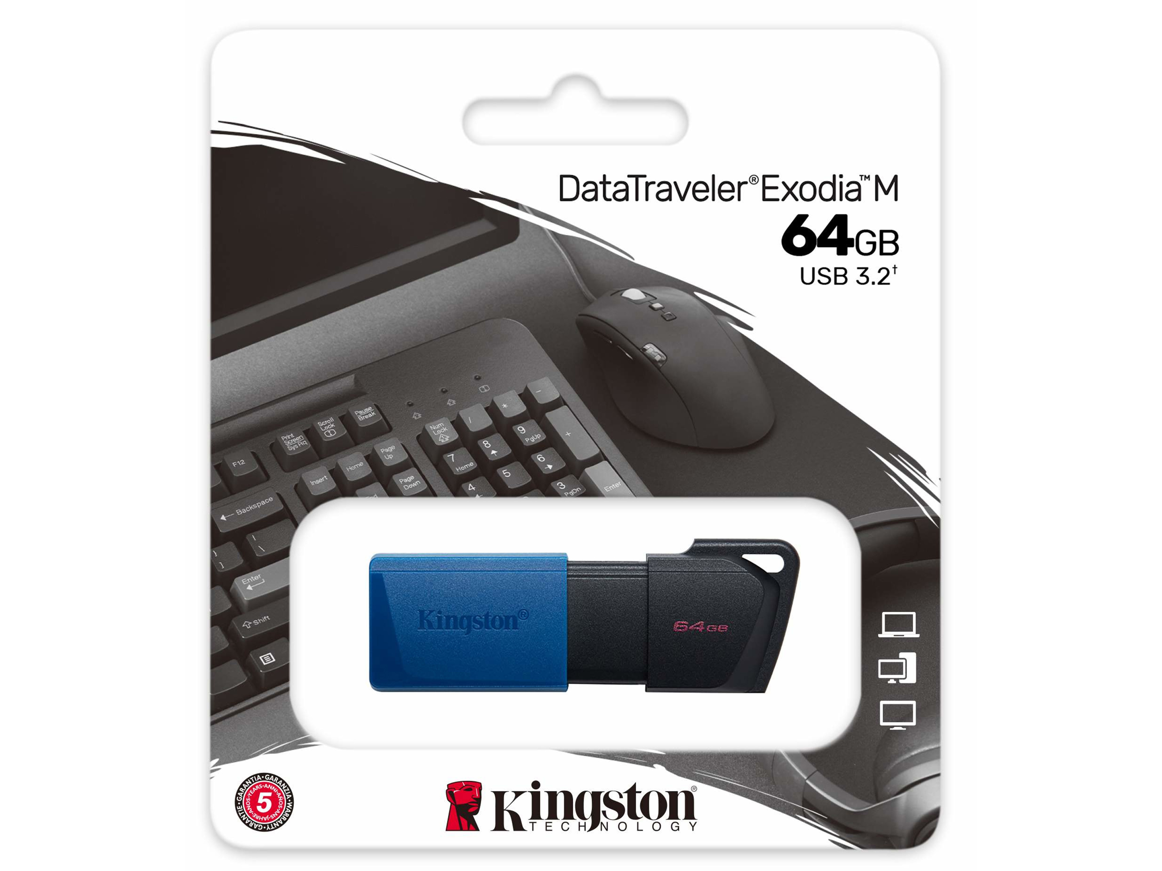 KINGSTON USB 3.0-Stick DataTraveler Exodia M 64GB KINGSTON USB 3.0-Stick DataTraveler Exodia M 64GB
