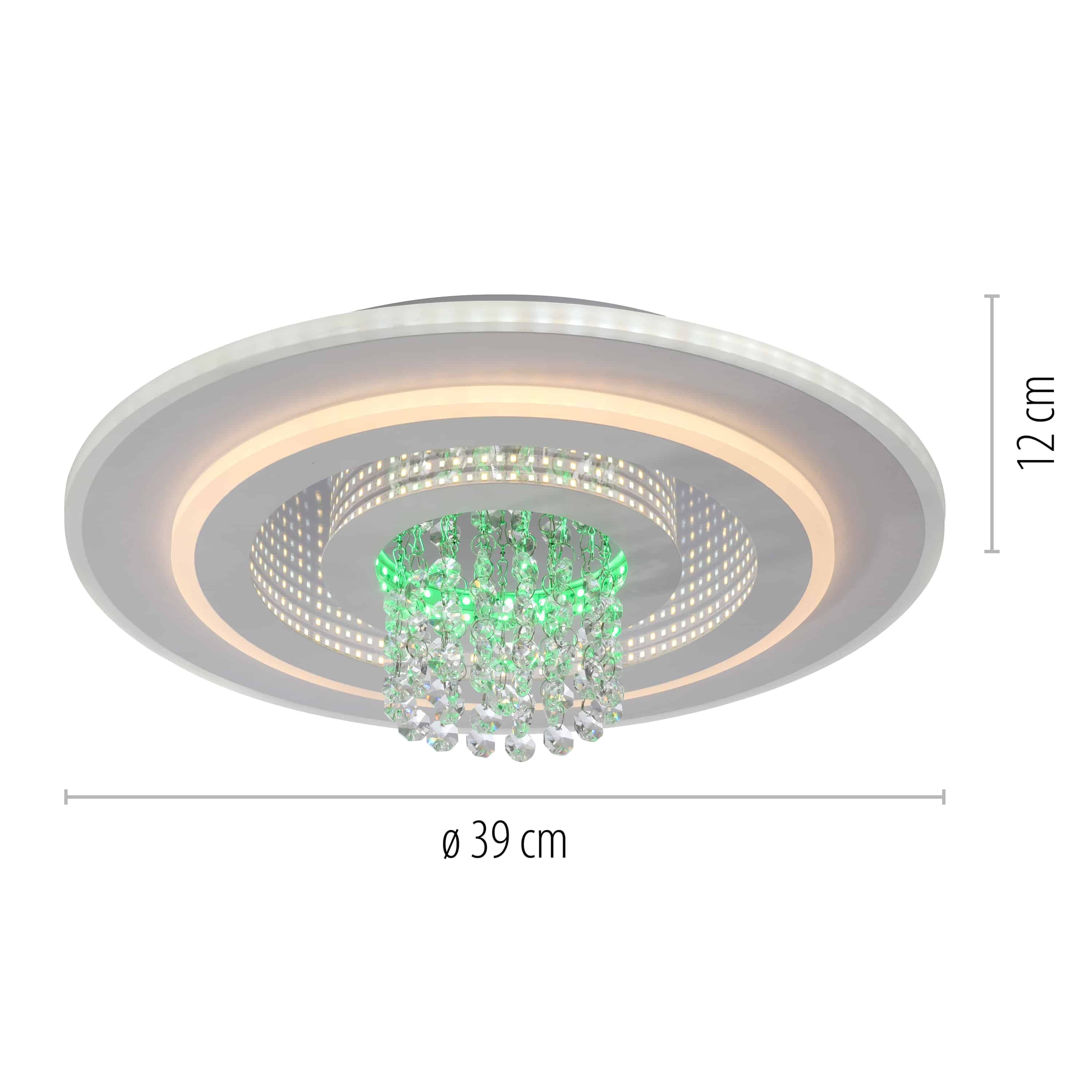 JUST LIGHT LED-Deckenleuchte 14518-16, 24W, 2800lm, CCT, RGB, IP20, weiß JUST LIGHT LED-Deckenleuchte 14518-16, 24W, 2800lm, CCT, RGB, IP20, weiß