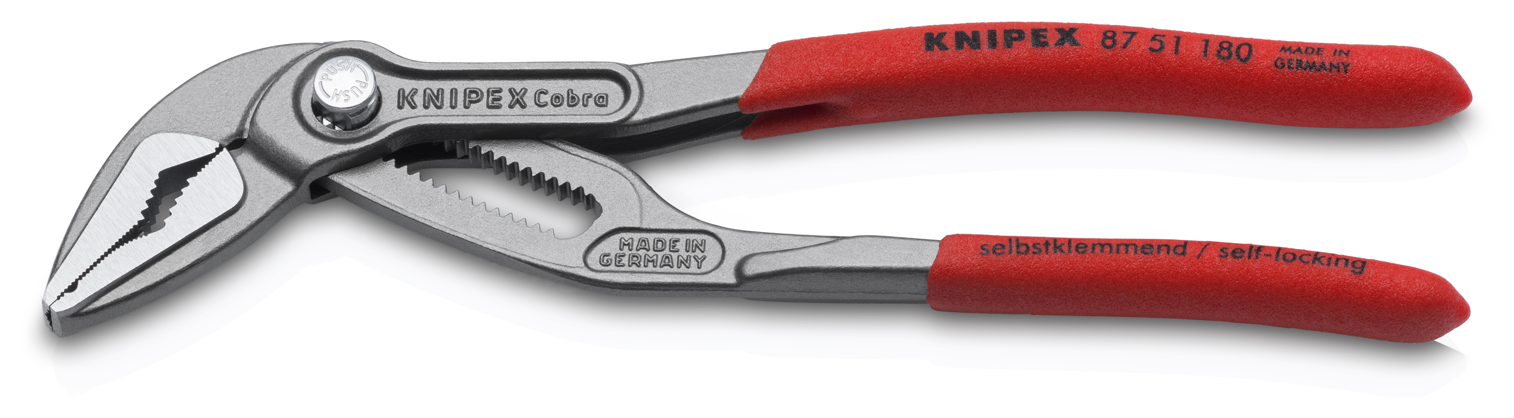 KNIPEX Wasserpumpenzange Cobra ES, 87 51 180, 180 mm