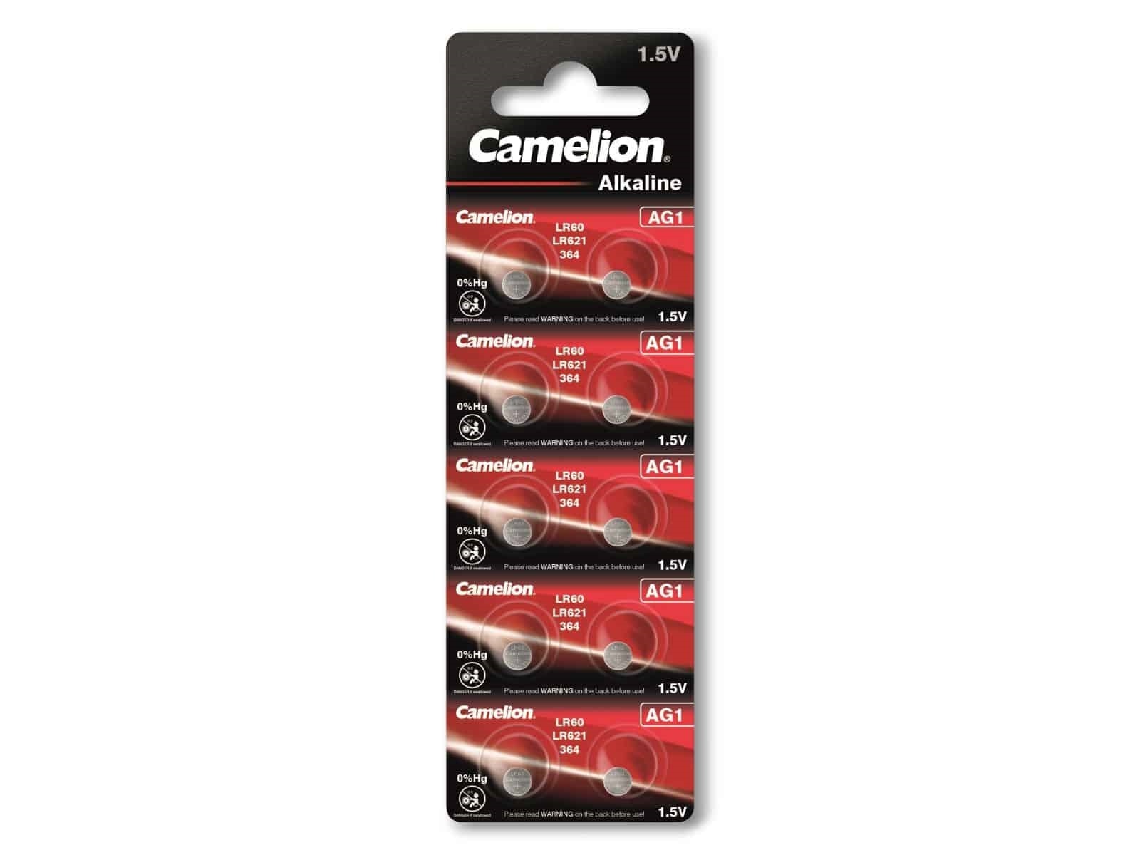 CAMELION Knopfzelle AG1, 10 St. CAMELION Knopfzelle AG1, 10 St.