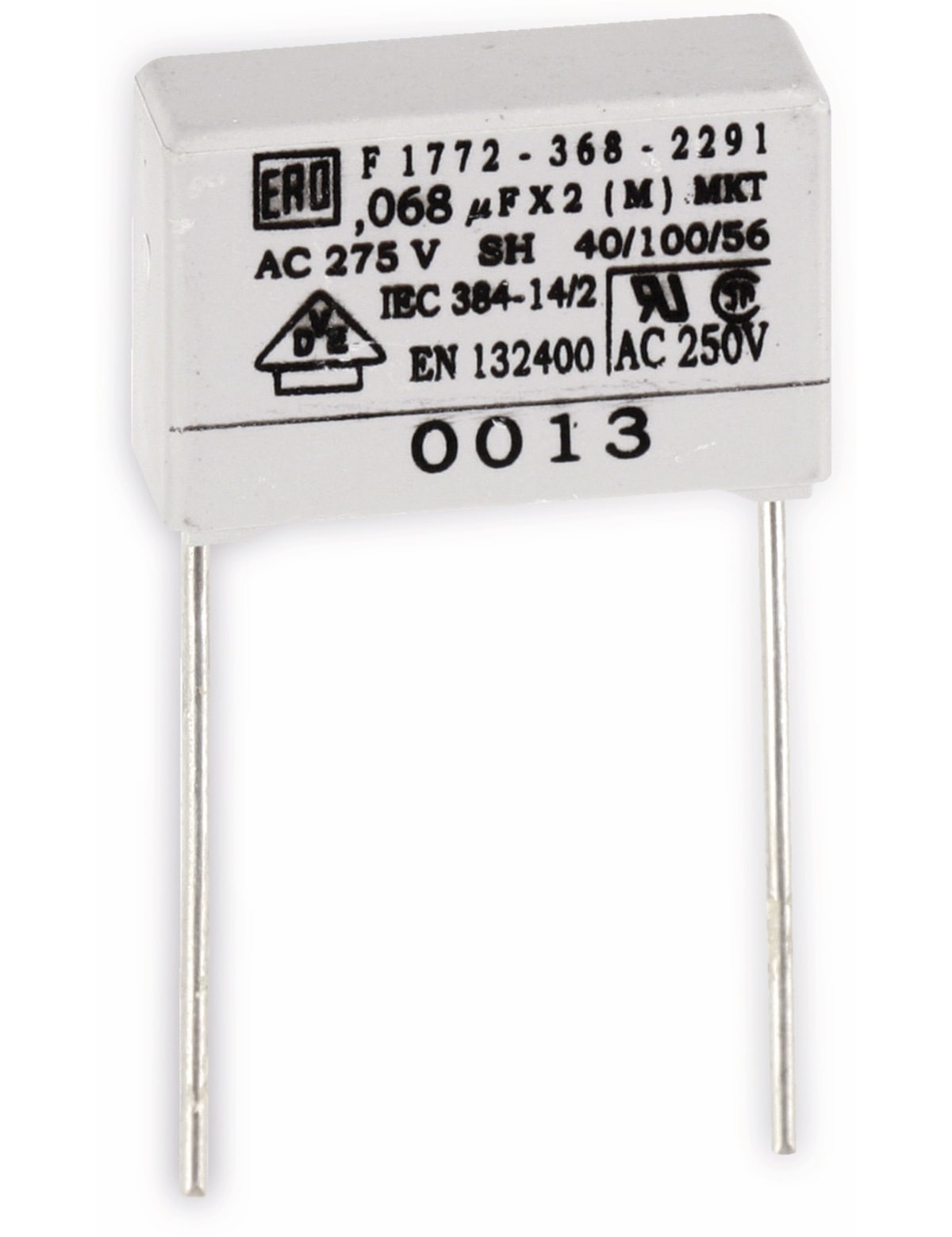 Entstörkondensator, 68 nF 275 V~ Entstörkondensator, 68 nF 275 V~